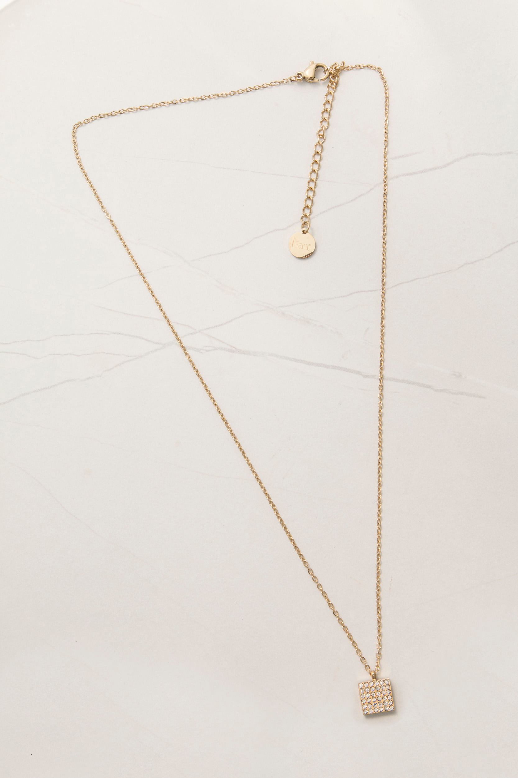 9034473 - Colar Pingente Strass DOURADO 9034473 - Colar Pingente Strass DOURADO
