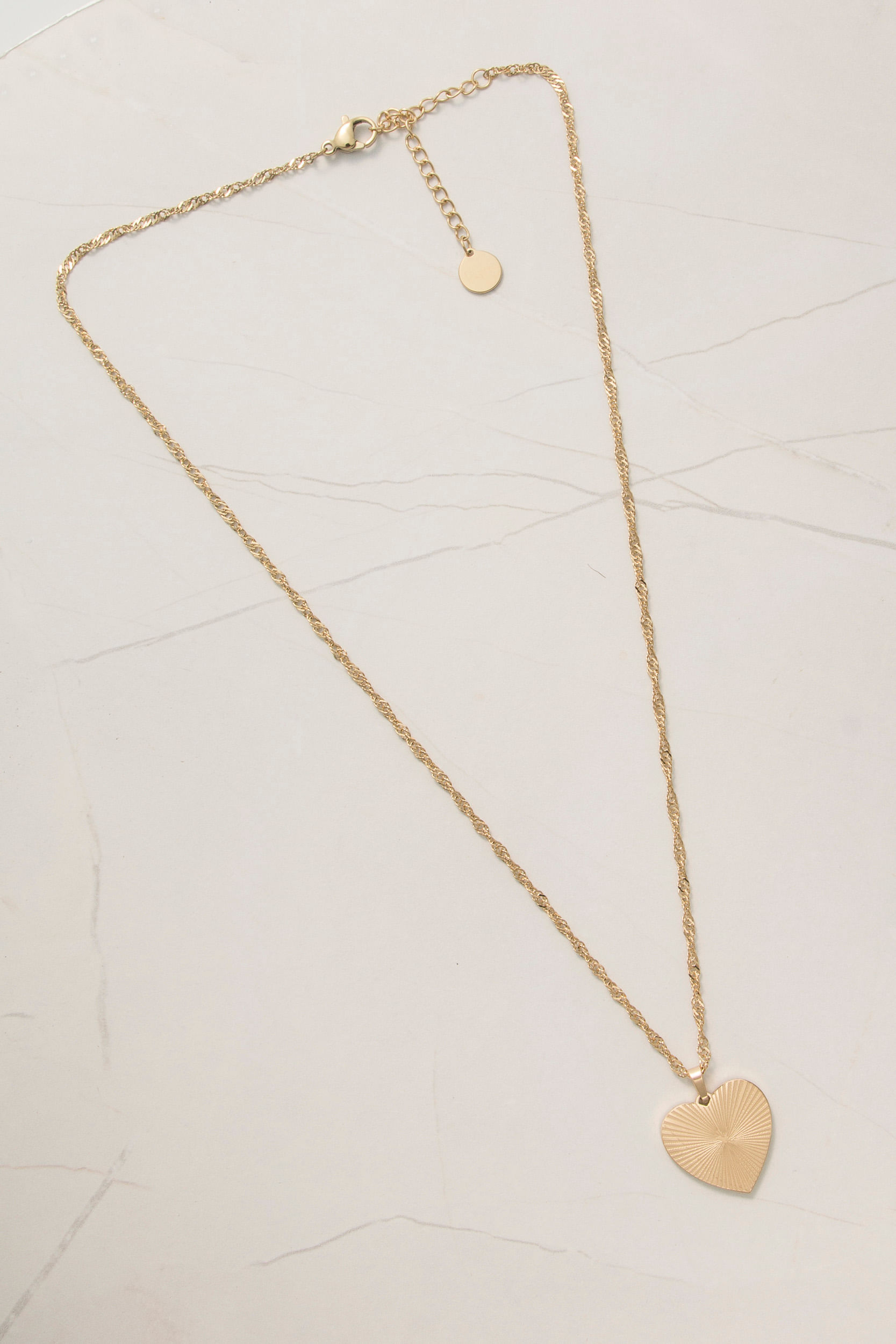 9034475 - Colar Pingente Coração Delicado DOURADO 9034475 - Colar Pingente Coração Delicado DOURADO