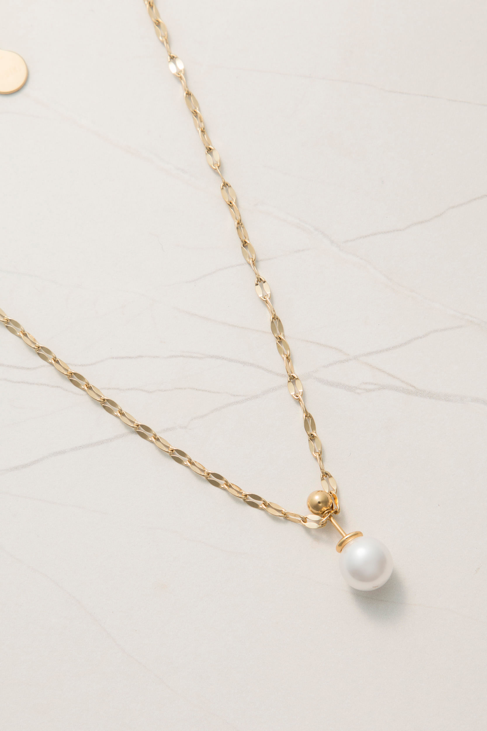 9034478 - Colar Pingente Pérola  DOURADO