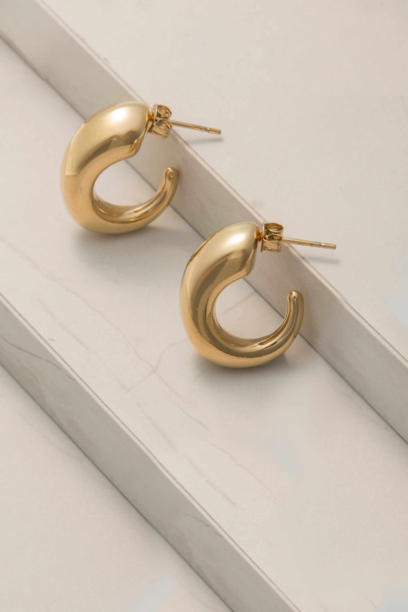 Brinco De Argola Metal  DOURADO