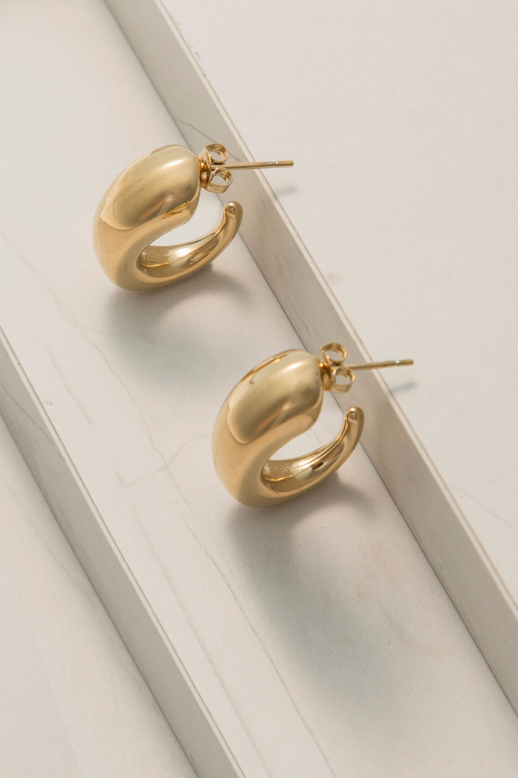 Brinco De Argola Metal  DOURADO
