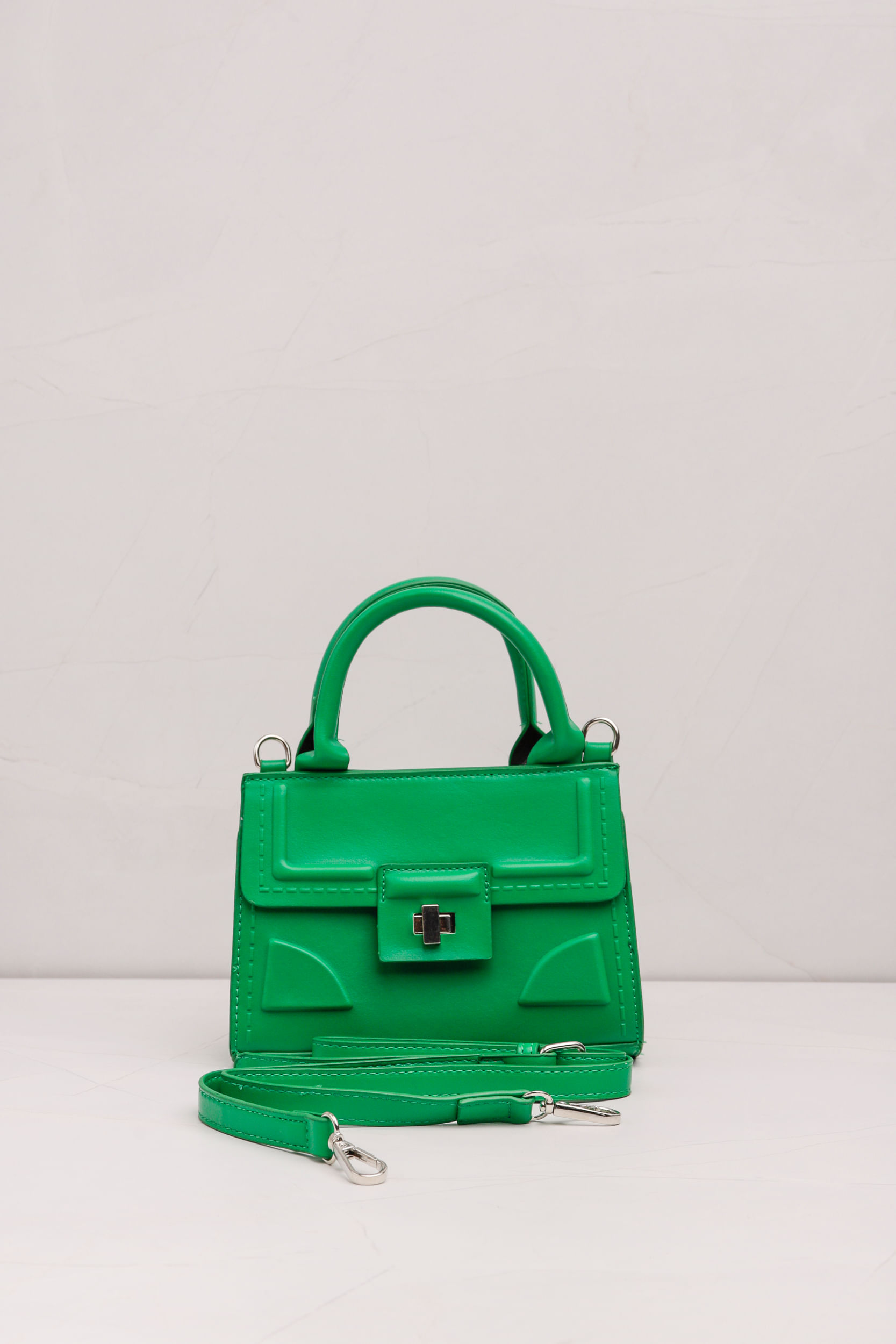 9034550 - Bolsa Detalhe Pesponto Crossbody VERDE 9034550 - Bolsa Detalhe Pesponto Crossbody VERDE