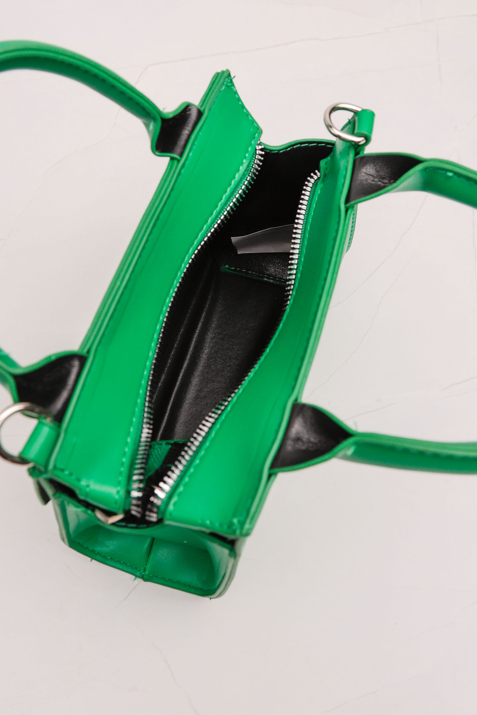 9034550 - Bolsa Detalhe Pesponto Crossbody  VERDE 