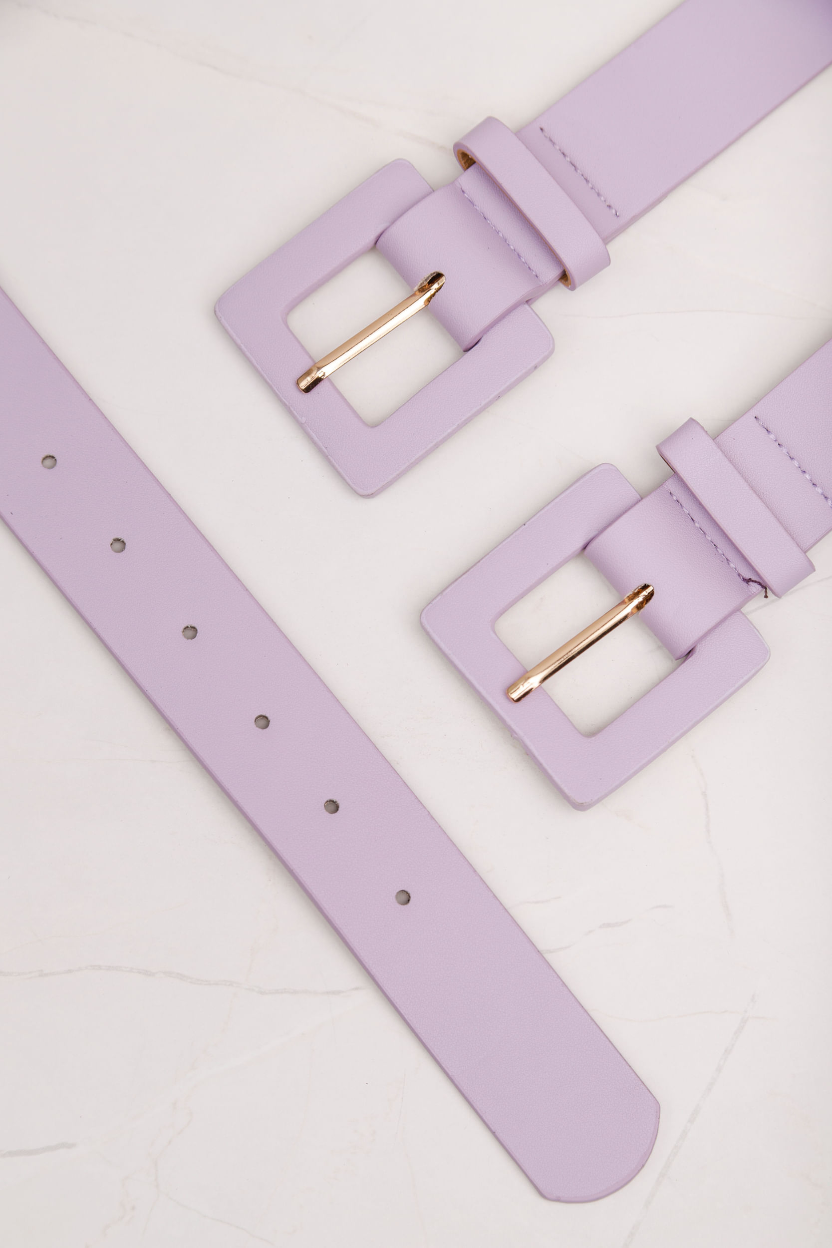 Cinto Fivela Dupla Forrada LILAS Cinto Fivela Dupla Forrada LILAS