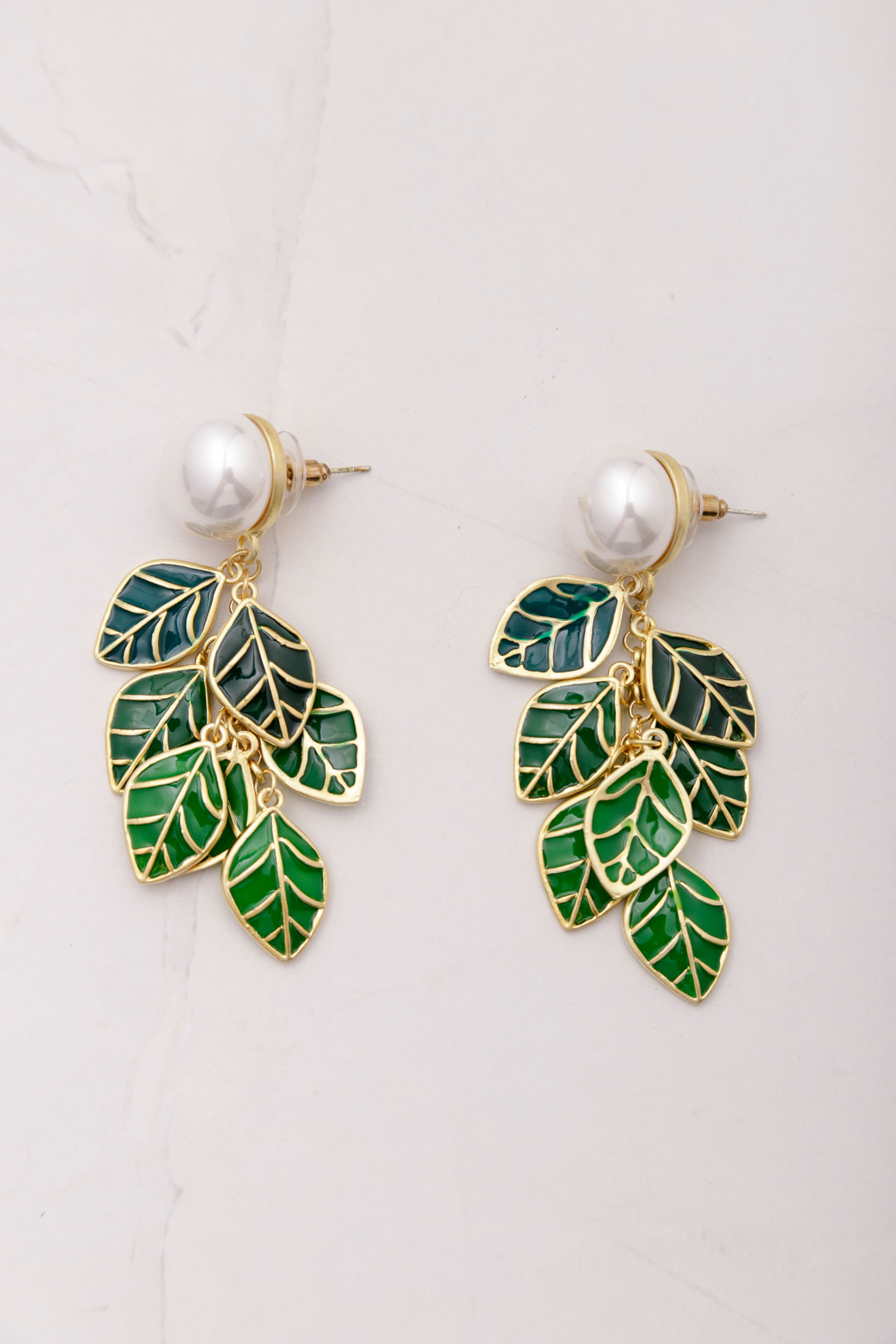 Brinco Folhas VERDE 