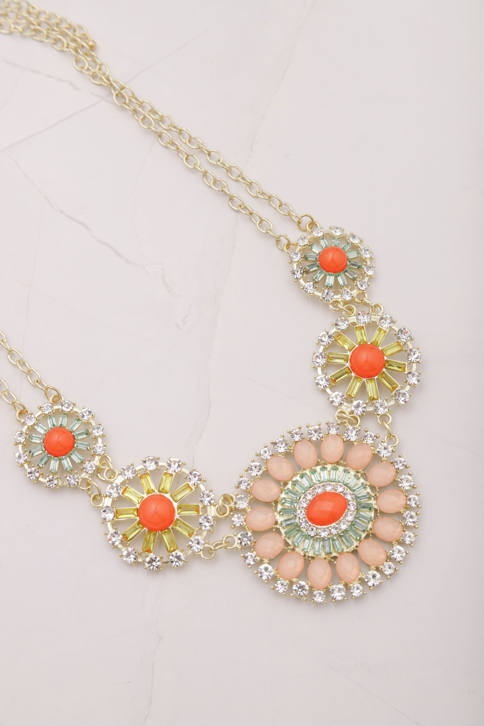 9034572 - Colar Multi Colors LARANJA 9034572 - Colar Multi Colors LARANJA