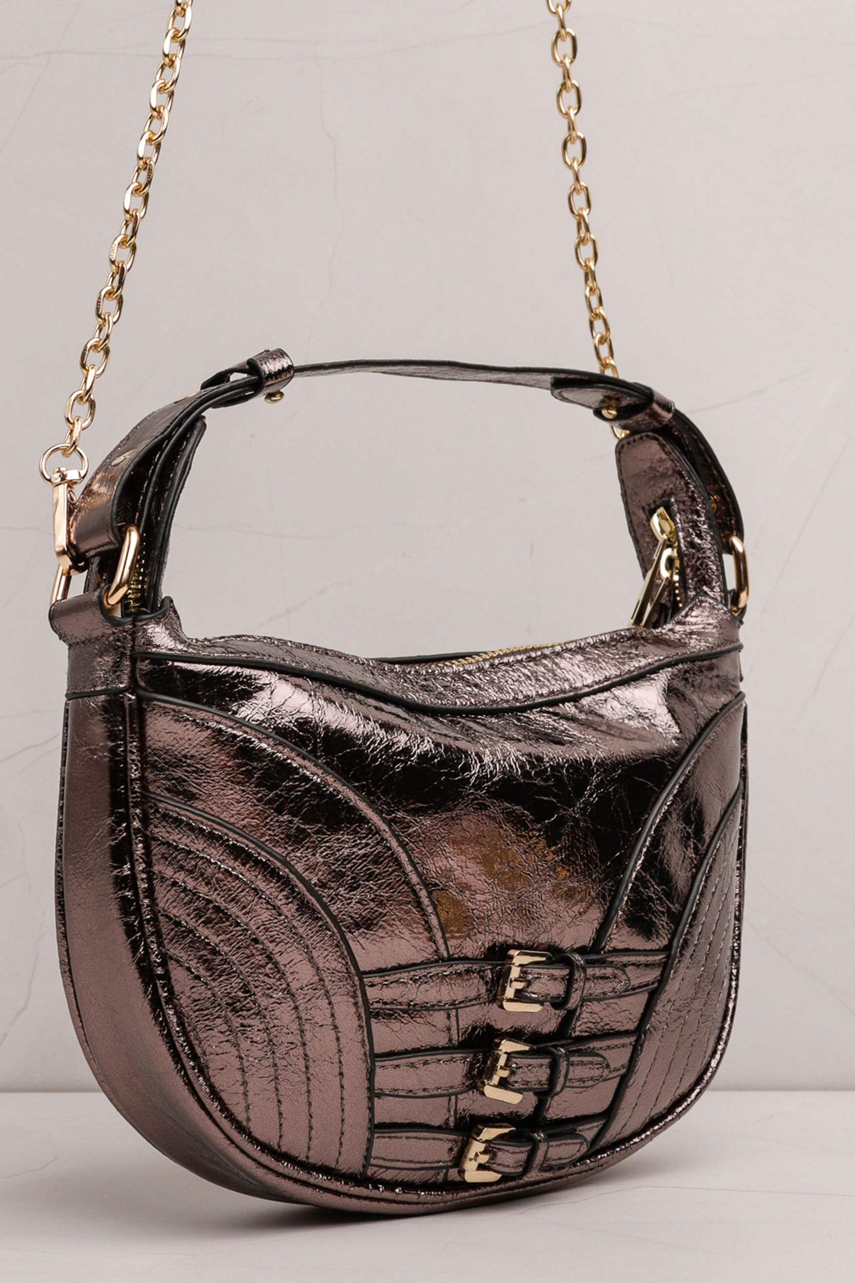 9034541 - Bolsa Hobo Fivelas BRONZE 9034541 - Bolsa Hobo Fivelas BRONZE