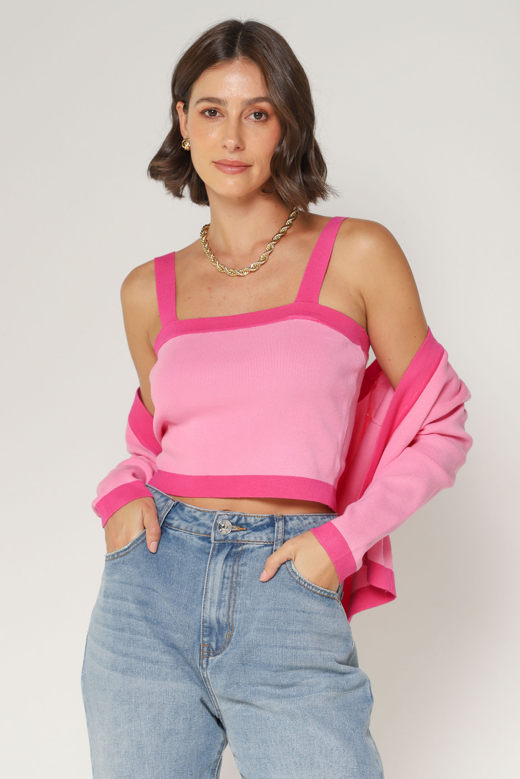 9034136 - Twin Set Tricot ROSA 9034136 - Twin Set Tricot ROSA
