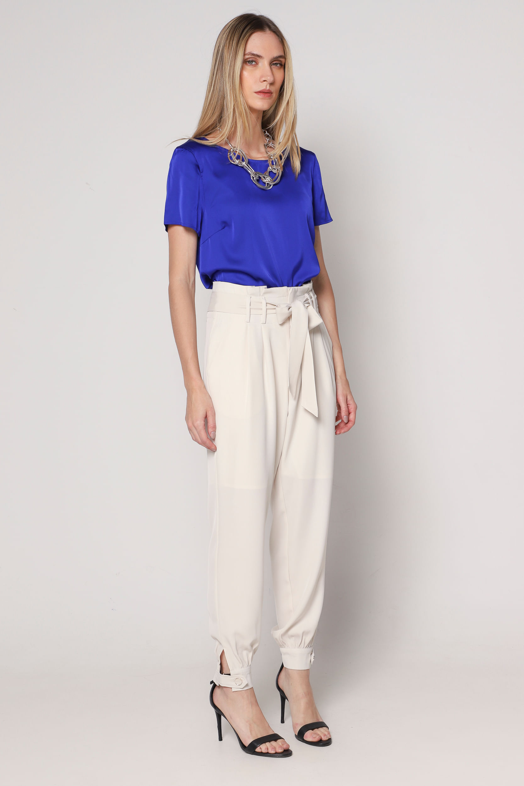 9034713 - Blusa Basic Sedinha  AZUL
