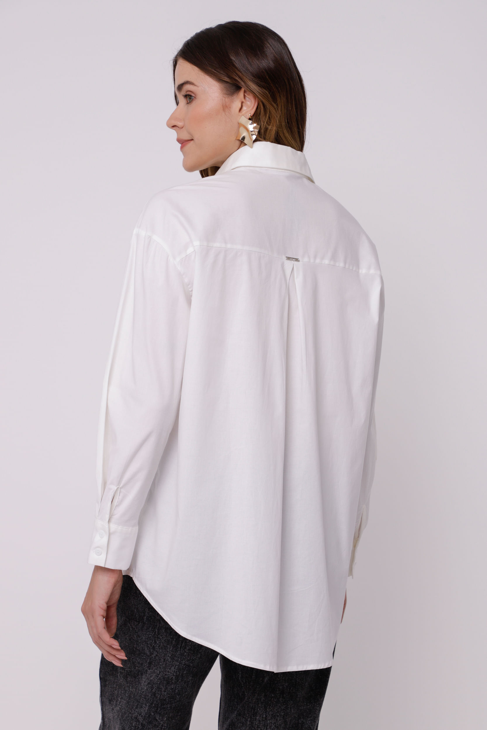 9035075 - Camisa Social Oversized OFF-WHITE 9035075 - Camisa Social Oversized OFF-WHITE