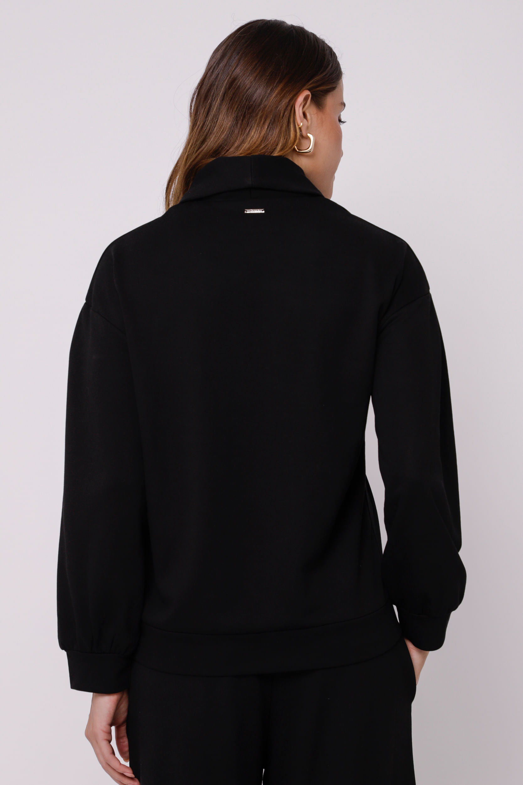 Blusa Moletom Comfy PRETO Blusa Moletom Comfy PRETO