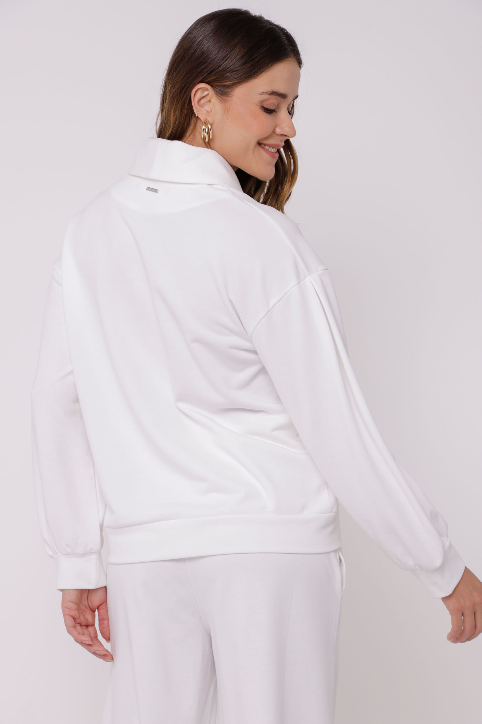 Blusa Moletom Comfy  OFF-WHITE