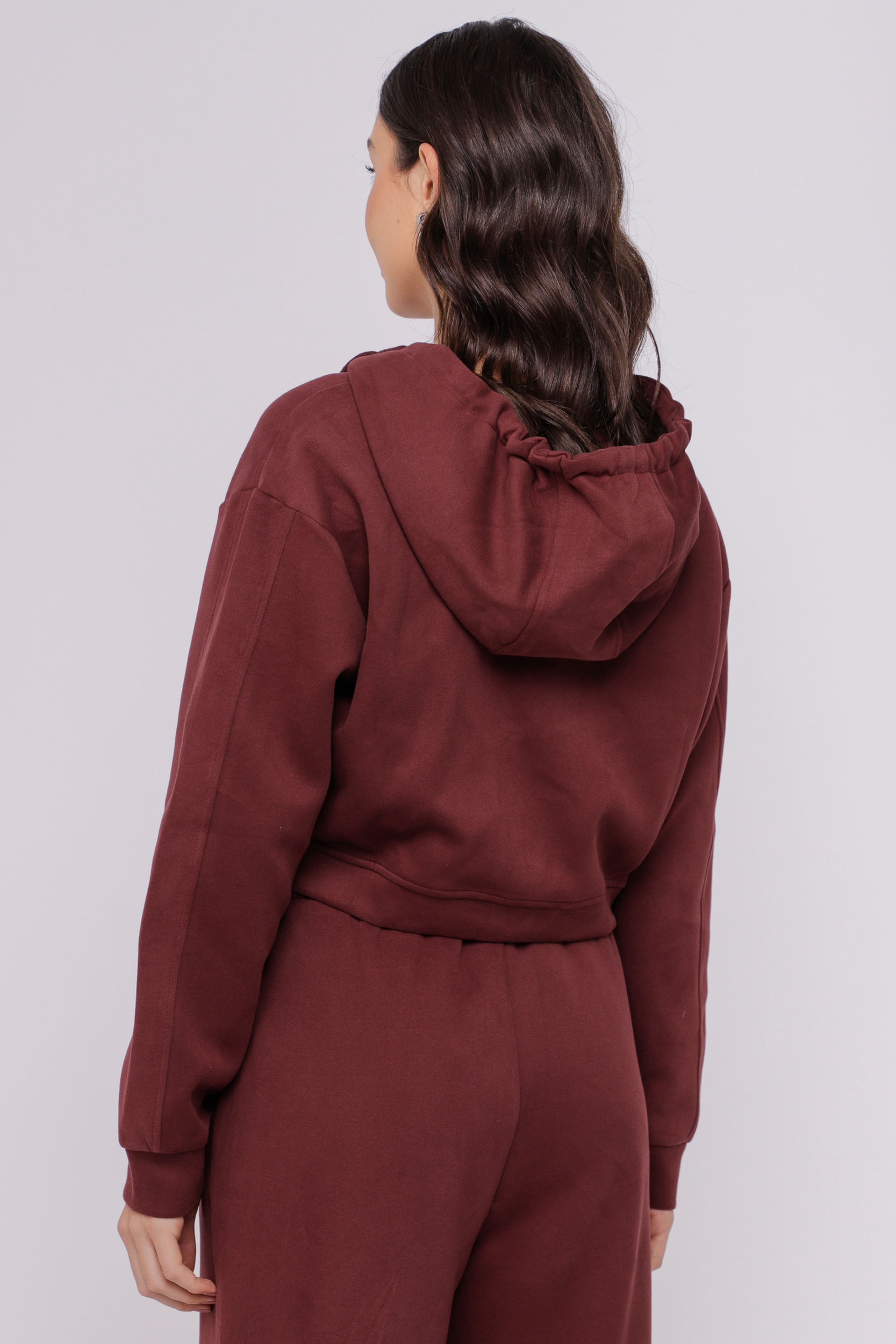 9035236 - Blusa de Moletom Básico VINHO 9035236 - Blusa de Moletom Básico VINHO