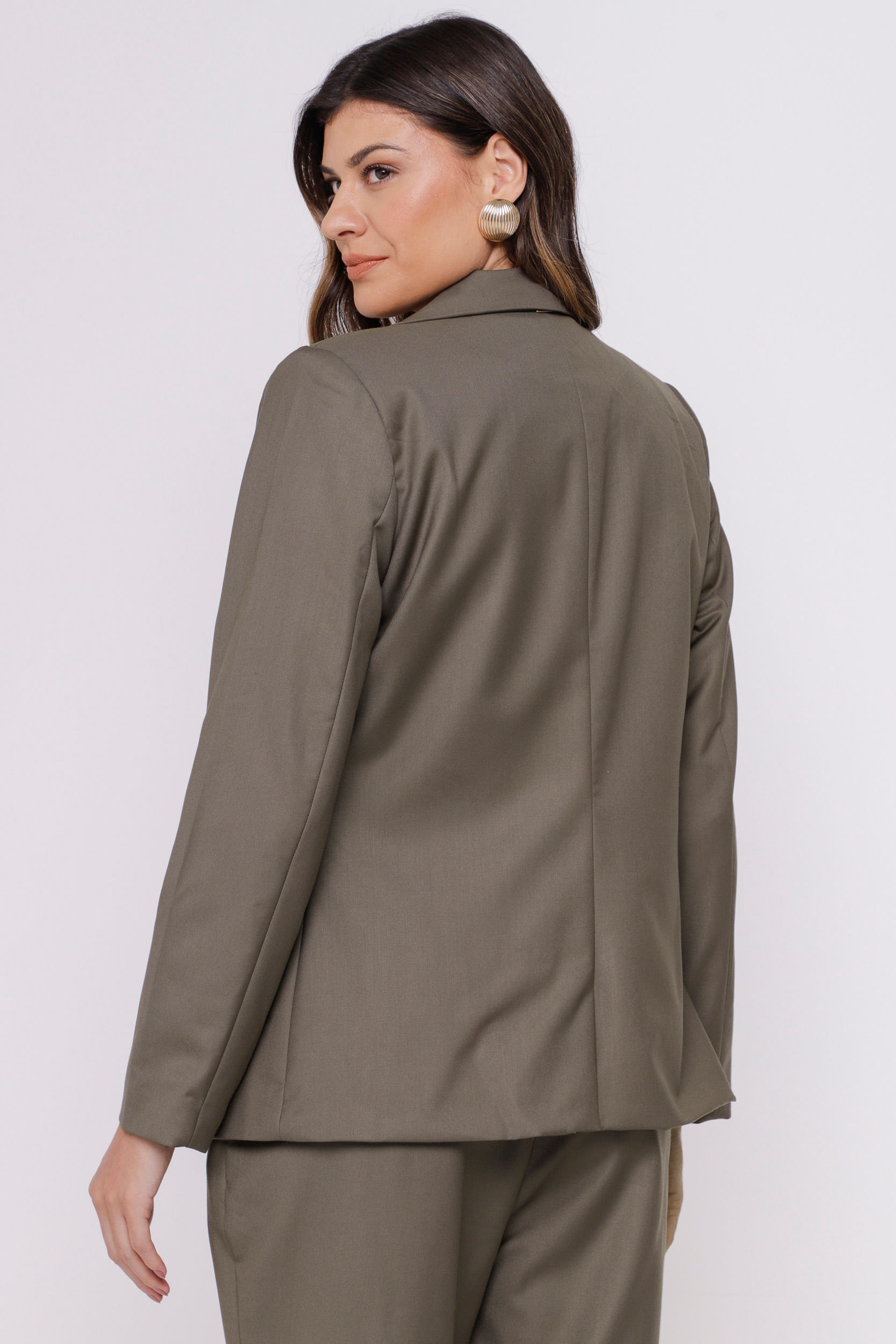 9035177 - Blazer Básico de Alfaiataria VERDE 9035177 - Blazer Básico de Alfaiataria VERDE