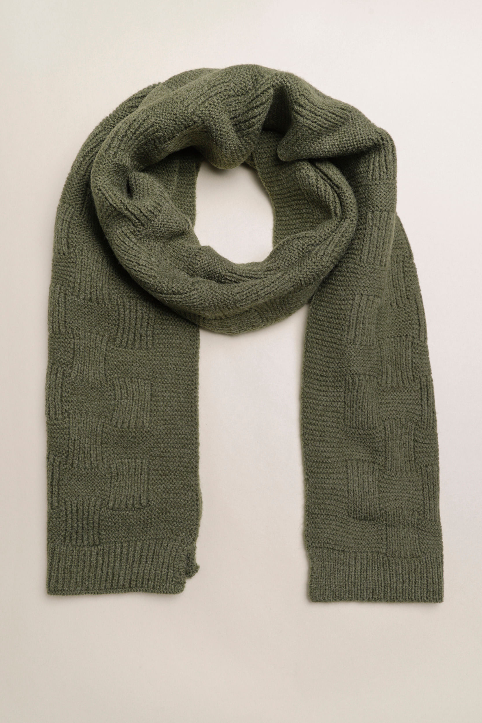 Cachecol Trama Tricot VERDE 