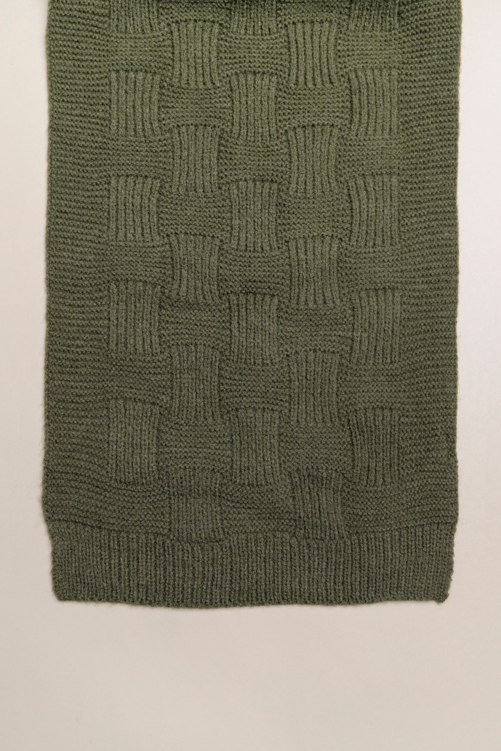 Cachecol Trama Tricot VERDE Cachecol Trama Tricot VERDE