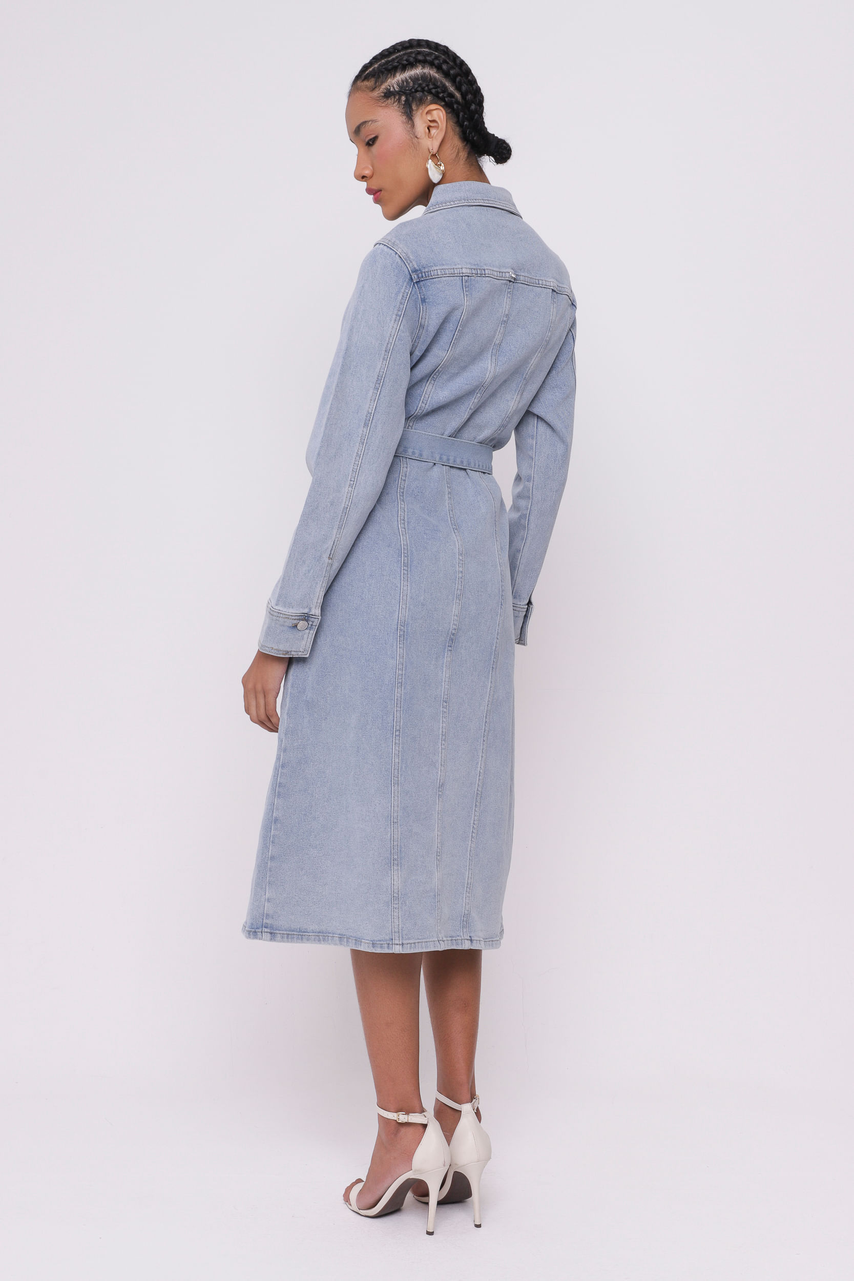 9035230 - Vestido Jeans Mídi        JEANS