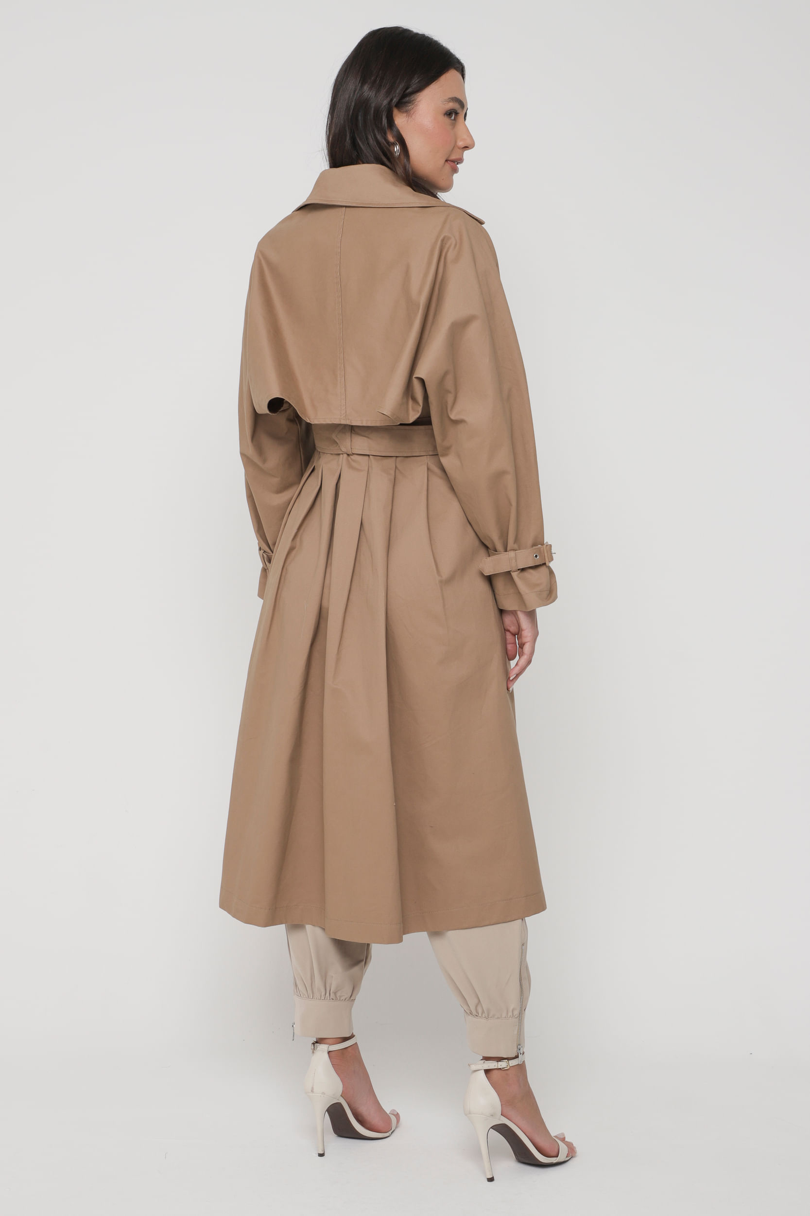 9035164 - Trench Coat Sarjado BEGE 9035164 - Trench Coat Sarjado BEGE