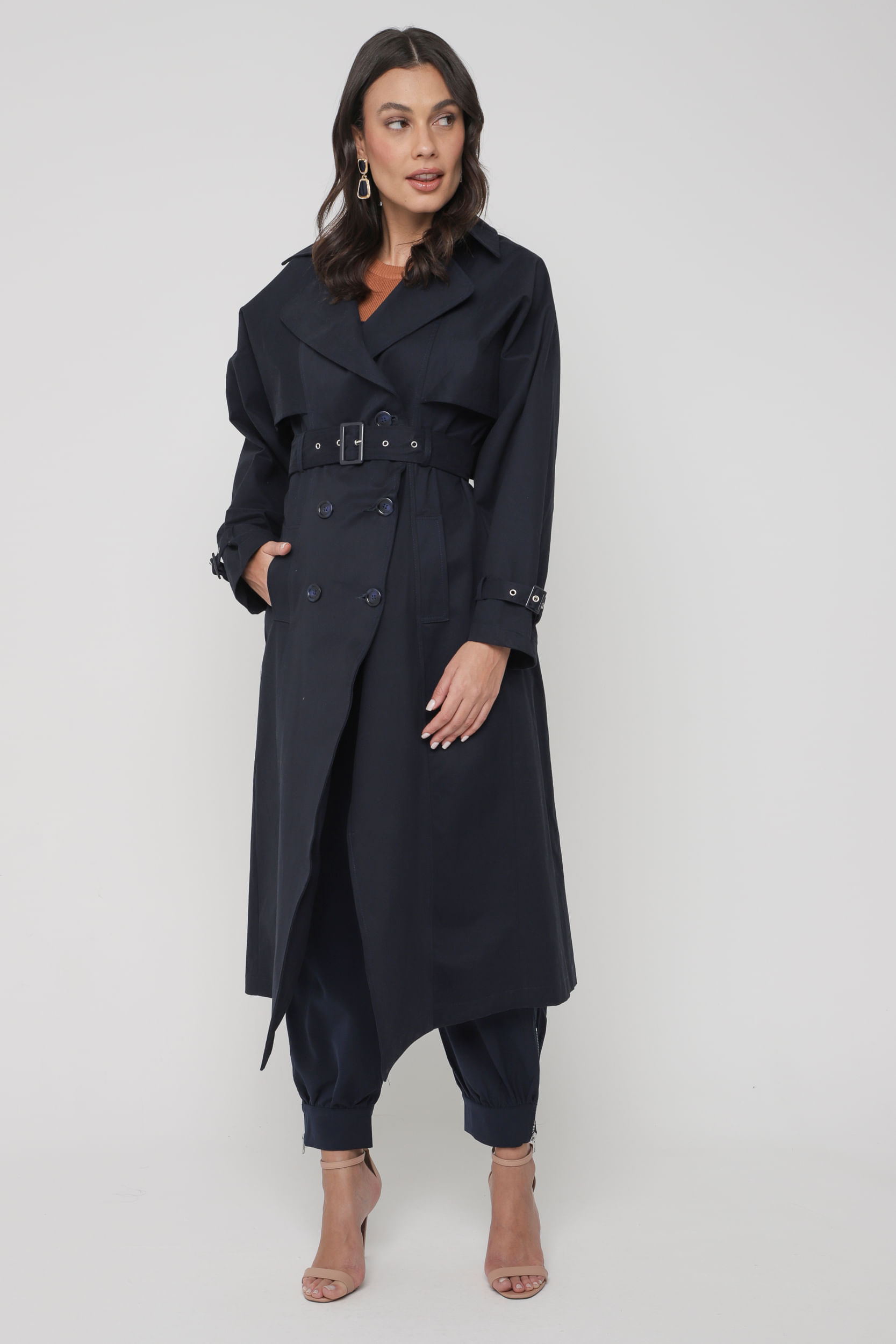 9035164 - Trench Coat Sarjado MARINHO 9035164 - Trench Coat Sarjado MARINHO