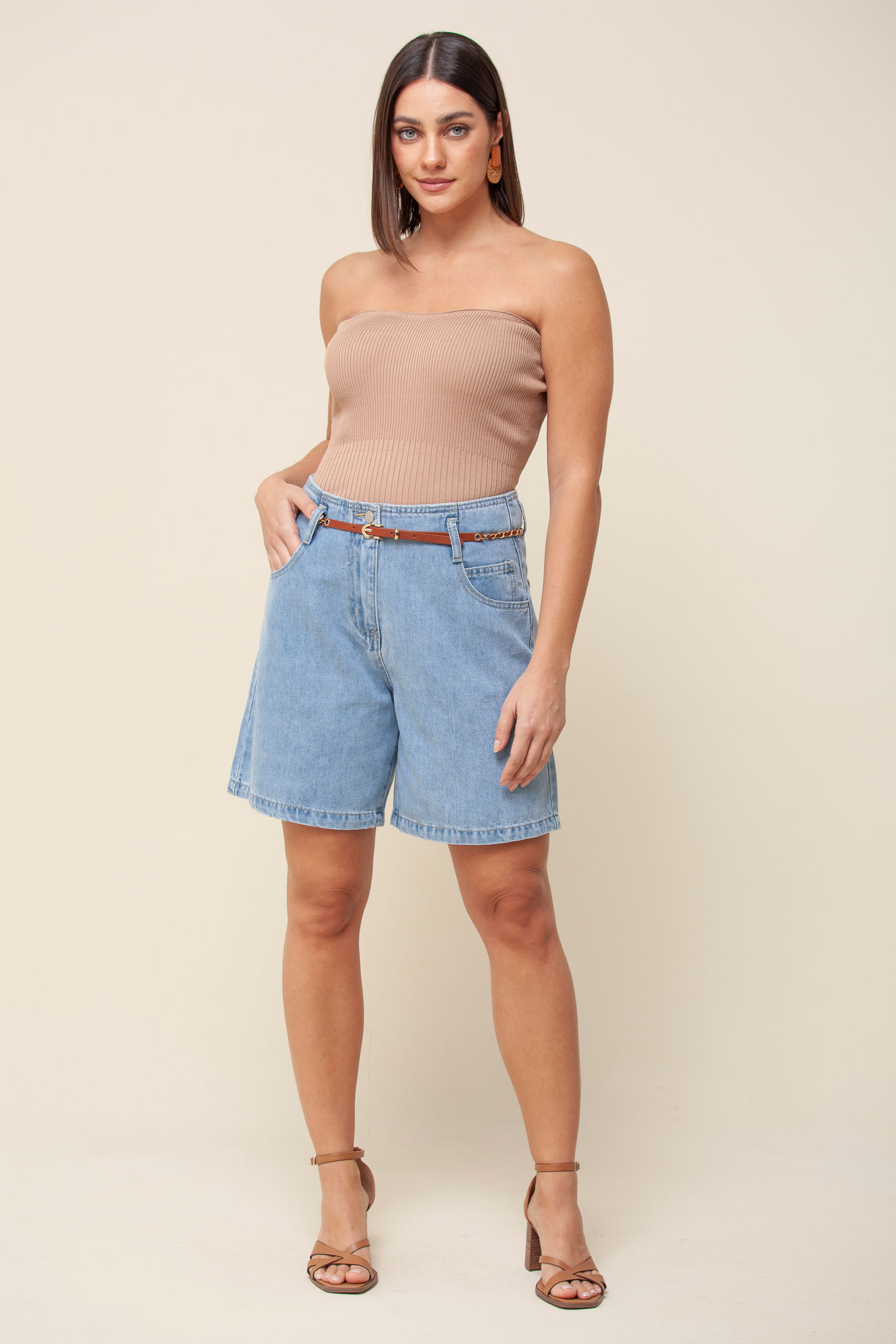 9035339 - Cropped Tricô Sem Alça 