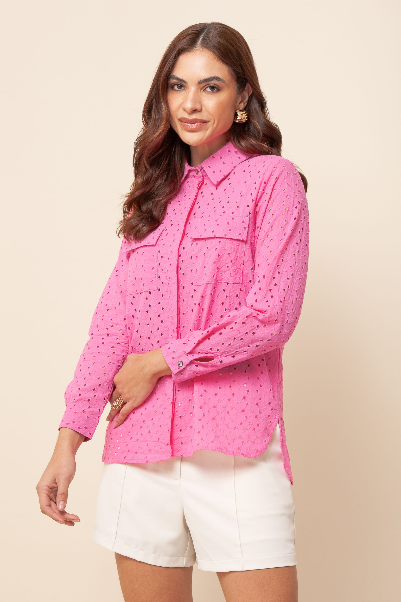 Camisa Laise Bolsos ROSA Camisa Laise Bolsos ROSA
