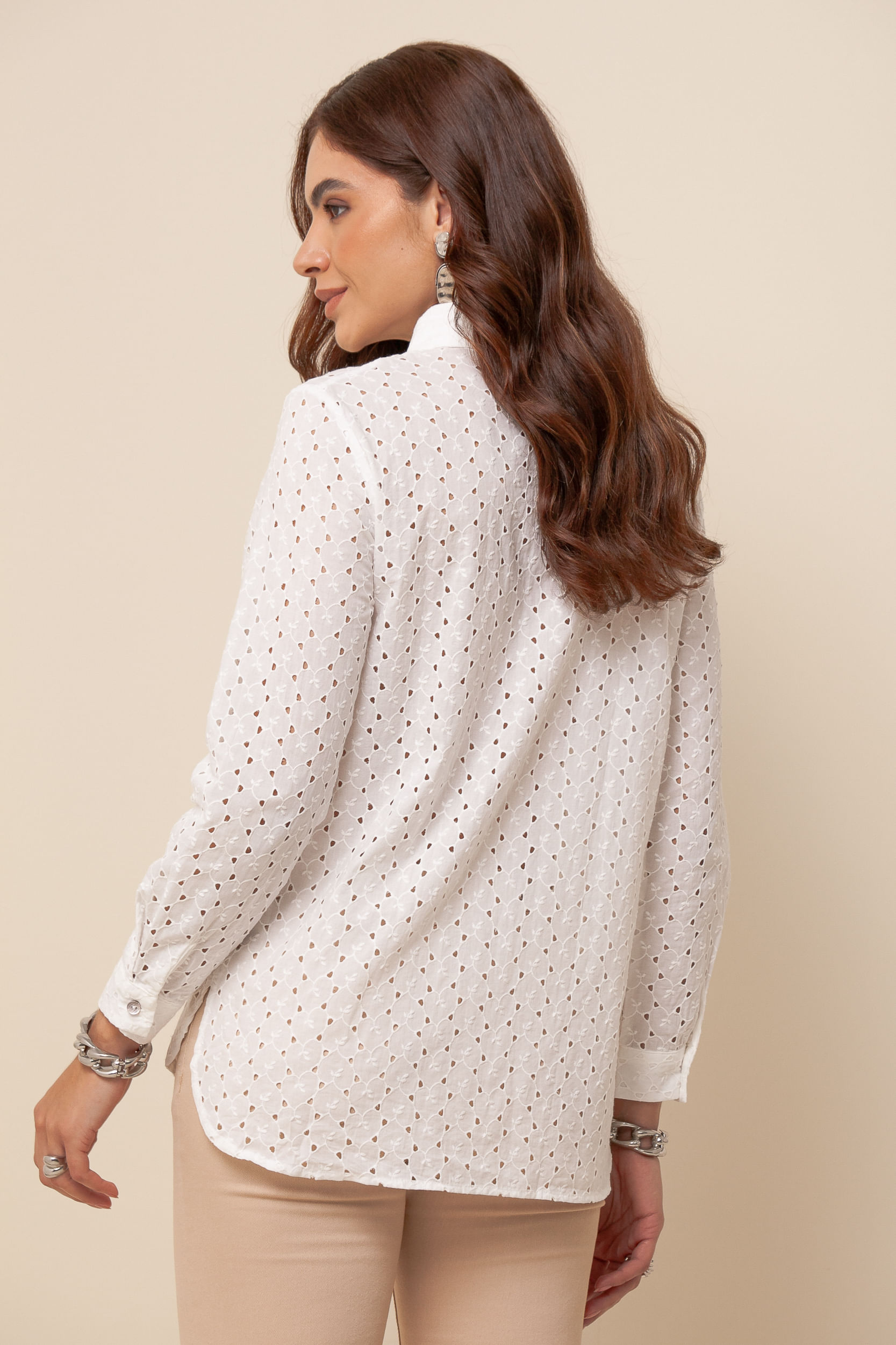 Camisa Laise Bolsos OFF-WHITE Camisa Laise Bolsos OFF-WHITE