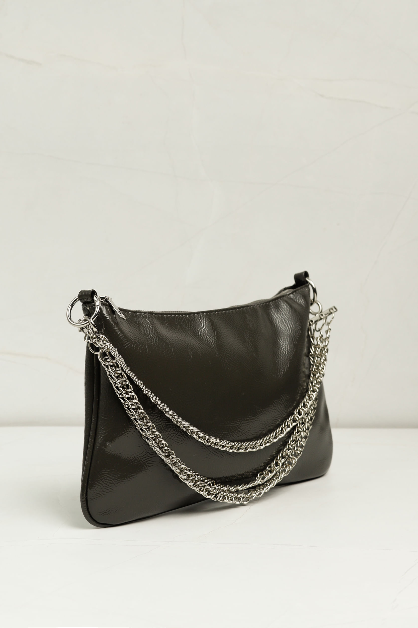 9035908 - Bolsa Transversal Corrente CINZA 9035908 - Bolsa Transversal Corrente CINZA