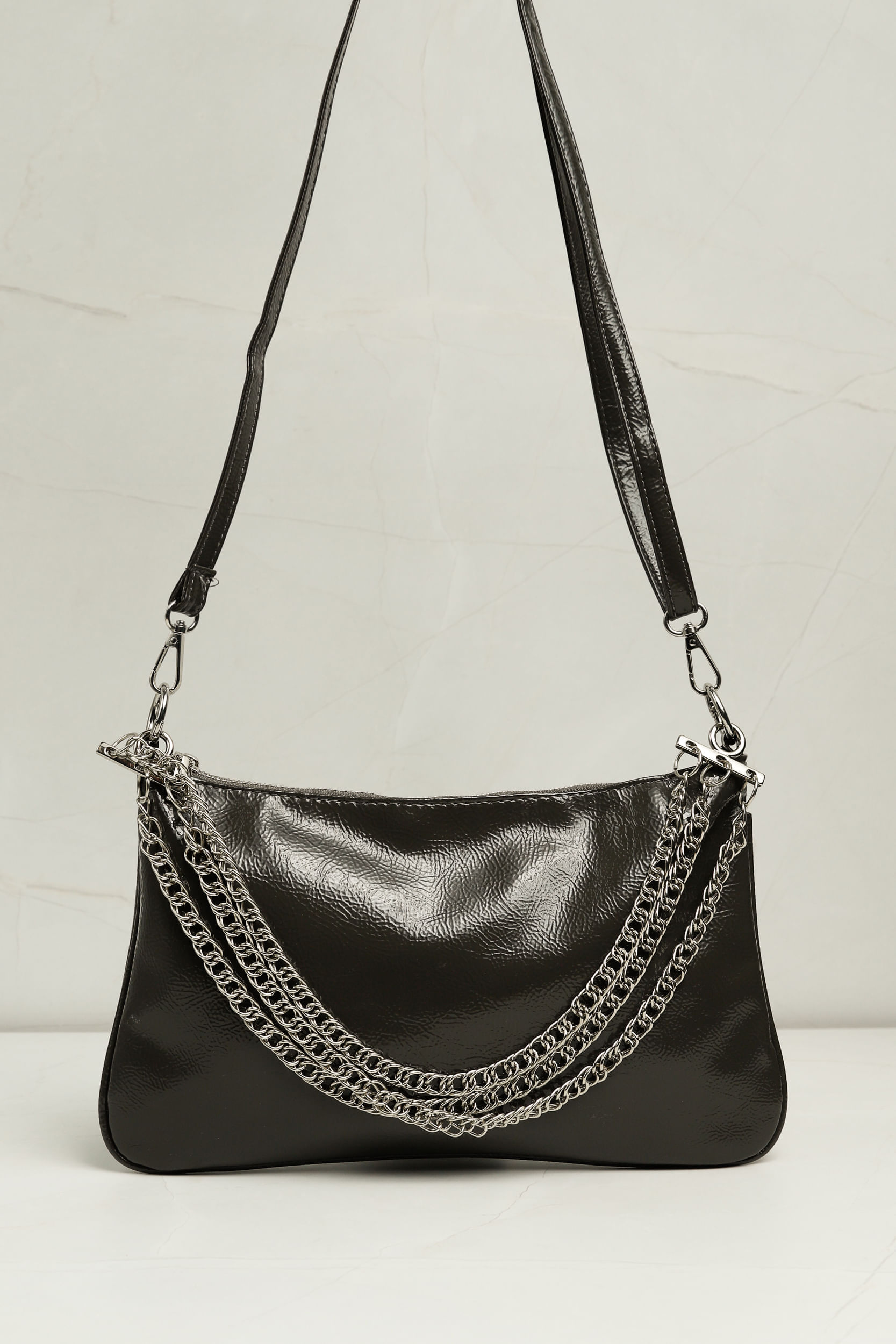 9035908 - Bolsa Transversal Corrente CINZA 9035908 - Bolsa Transversal Corrente CINZA