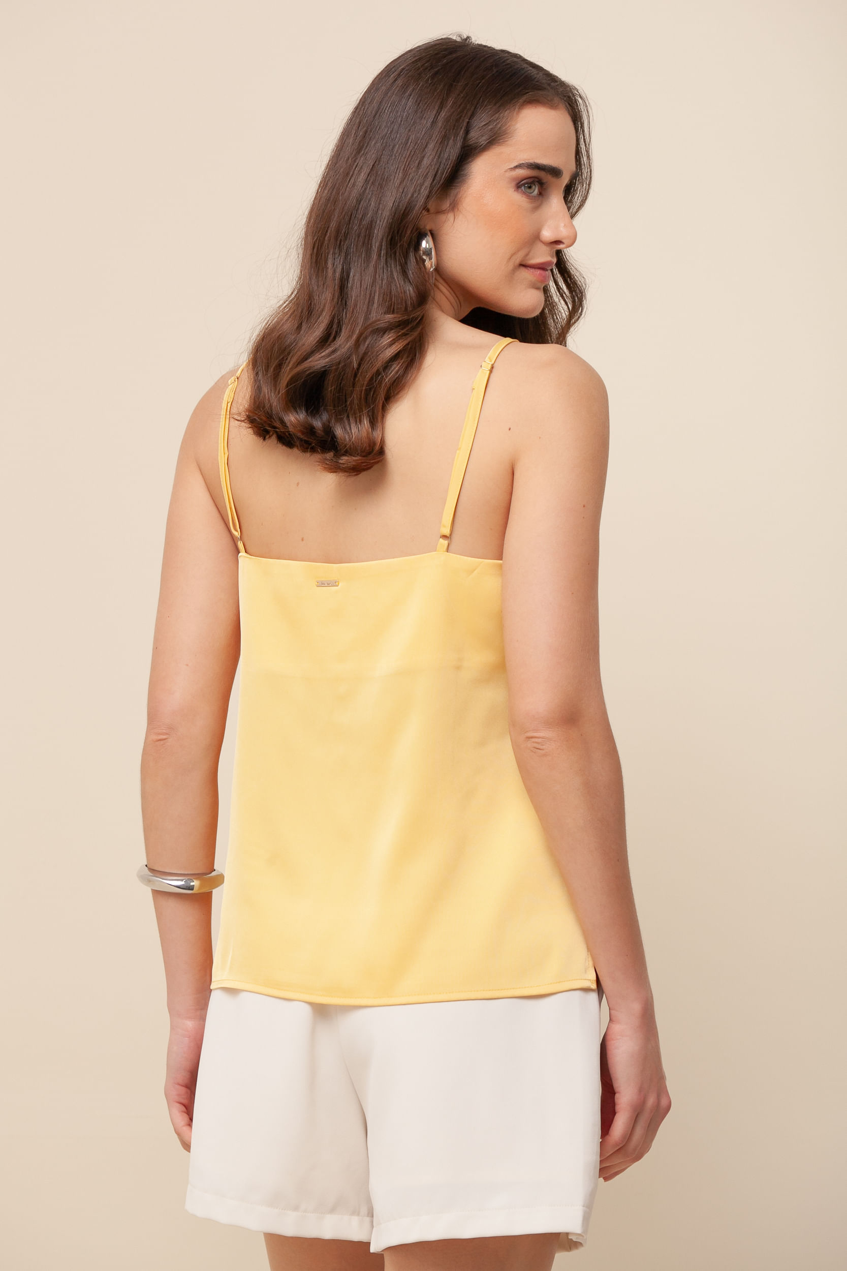 9035576 - Regata Básica com Renda AMARELO 9035576 - Regata Básica com Renda AMARELO