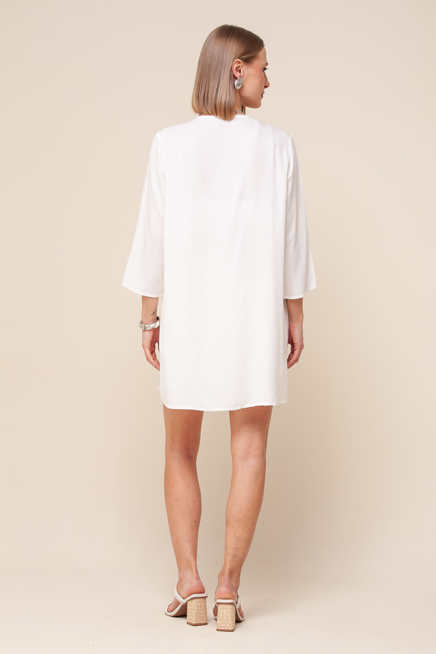 9036170 - Kimono Viscolinho OFF-WHITE 9036170 - Kimono Viscolinho OFF-WHITE