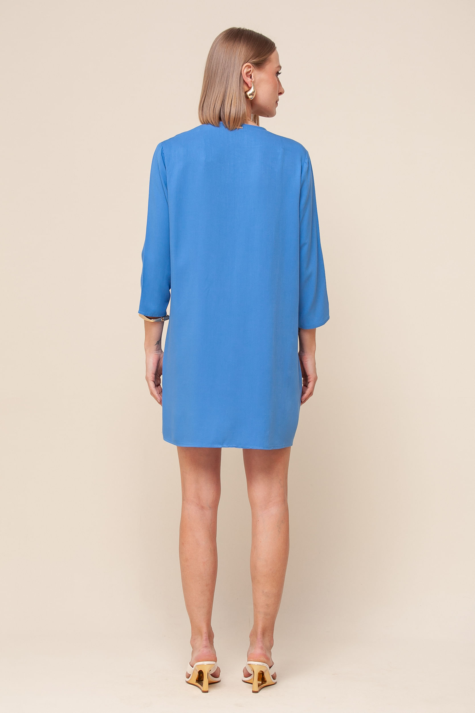 9036170 - Kimono Viscolinho AZUL 9036170 - Kimono Viscolinho AZUL