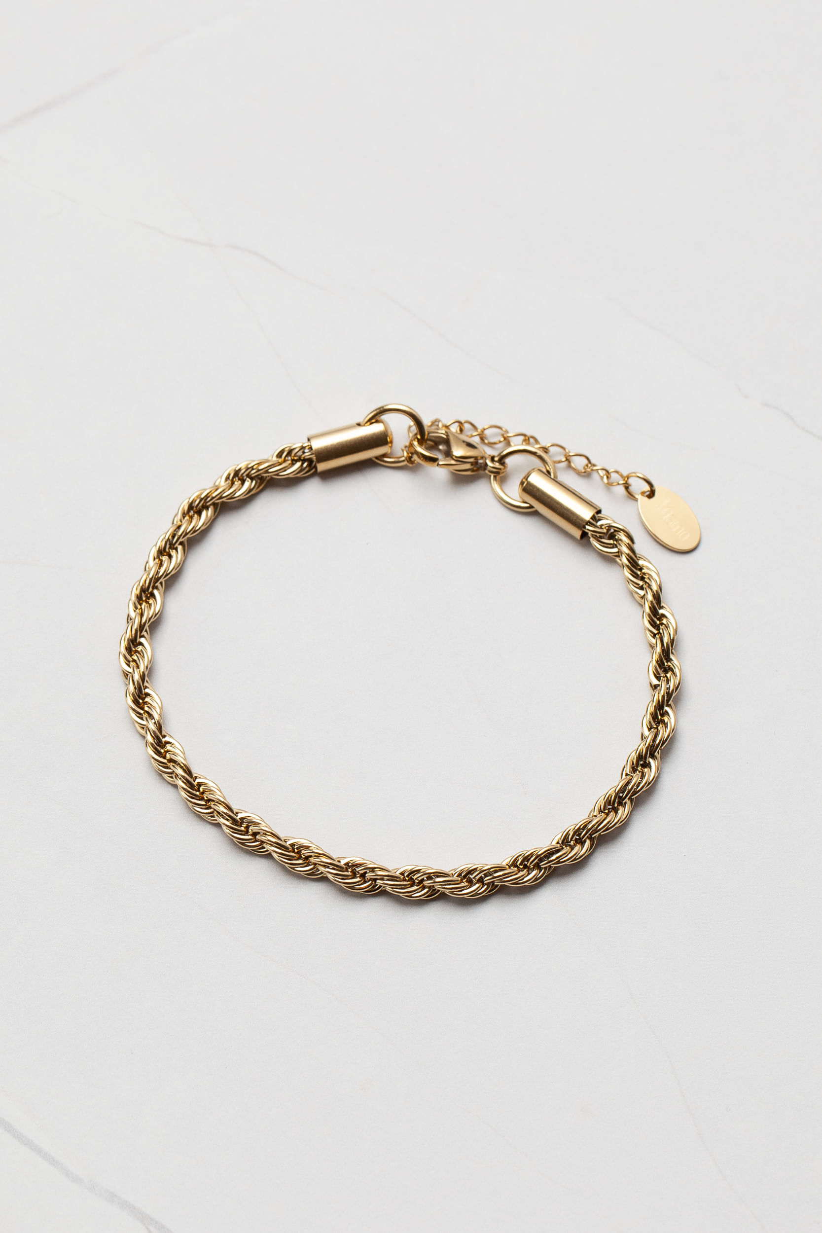 Pulseira Cordão Trançada DOURADO