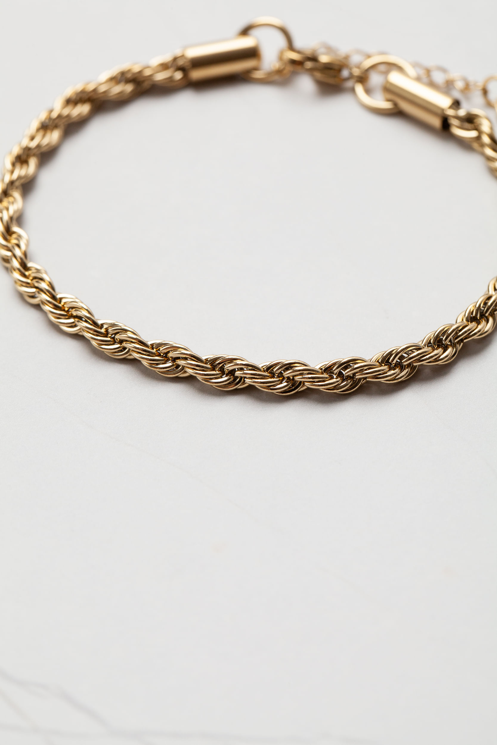 Pulseira Cordão Trançada DOURADO Pulseira Cordão Trançada DOURADO