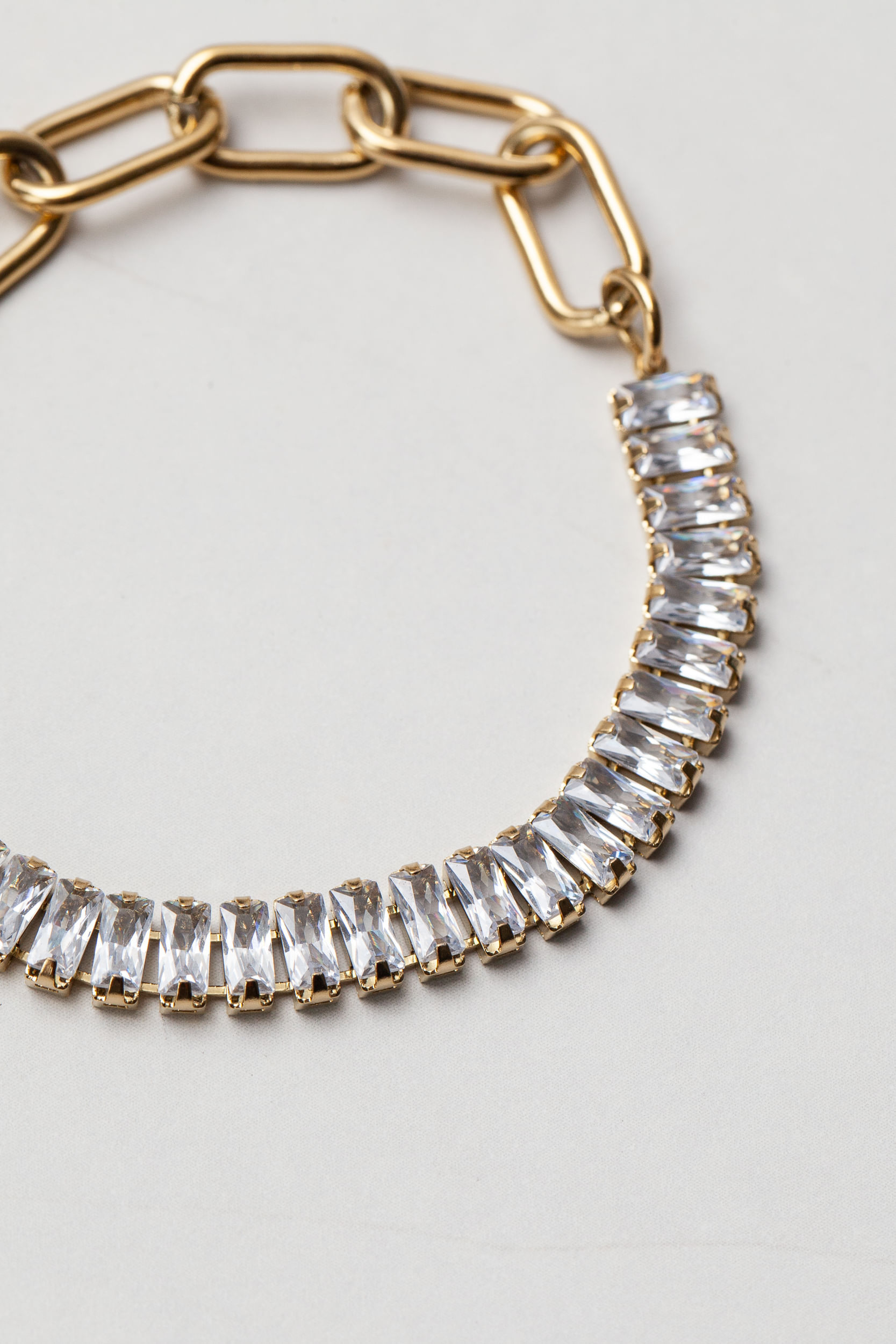 Pulseira Mix Prata e Dourado DOURADO Pulseira Mix Prata e Dourado DOURADO