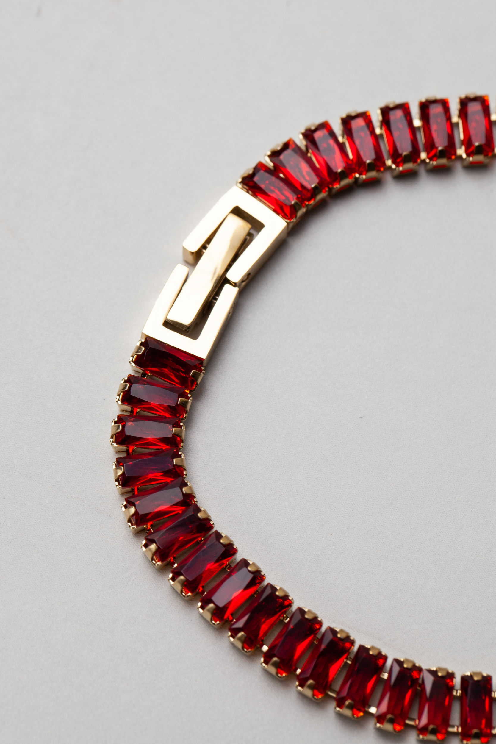 Pulseira com Pedrarias Delicada VERMELHO Pulseira com Pedrarias Delicada VERMELHO