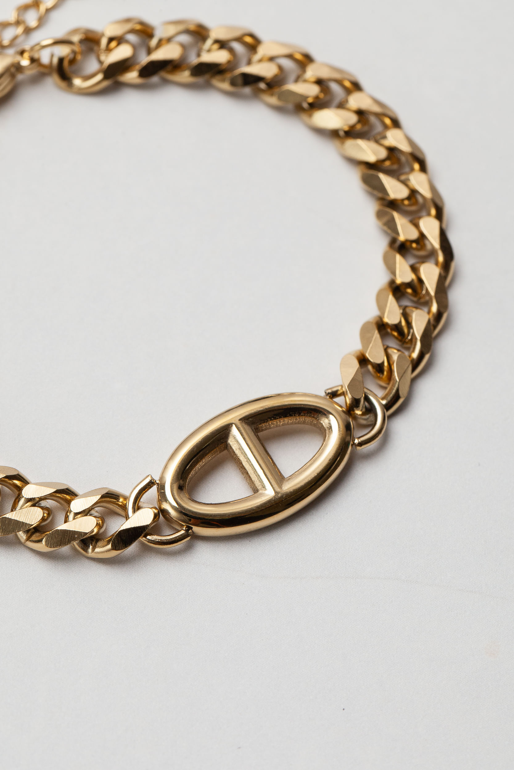 Pulseira Pingente Redondo DOURADO Pulseira Pingente Redondo DOURADO