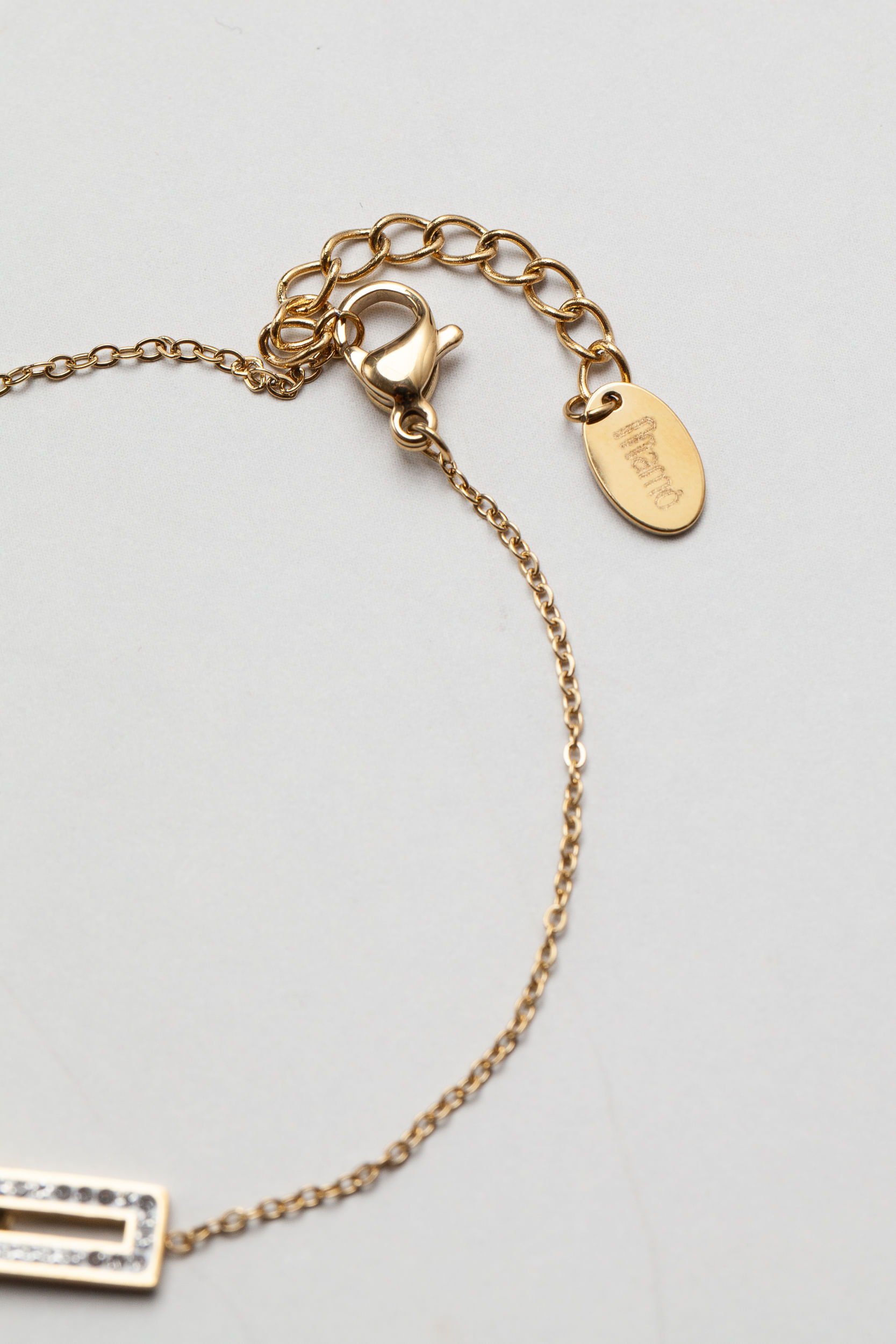 Pulseira Pingente Quadrado DOURADO Pulseira Pingente Quadrado DOURADO