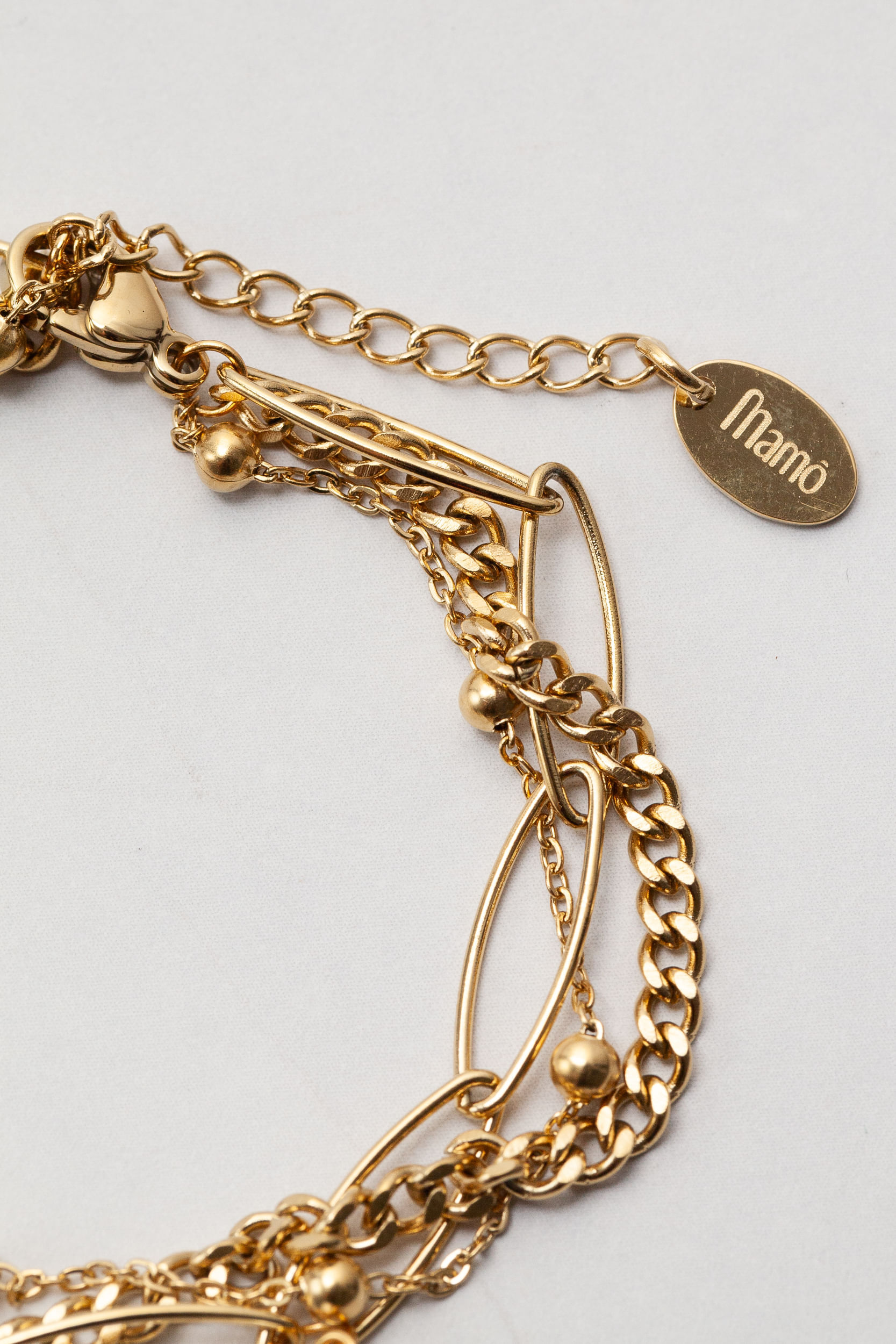 Pulseira Elos Correntes DOURADO Pulseira Elos Correntes DOURADO