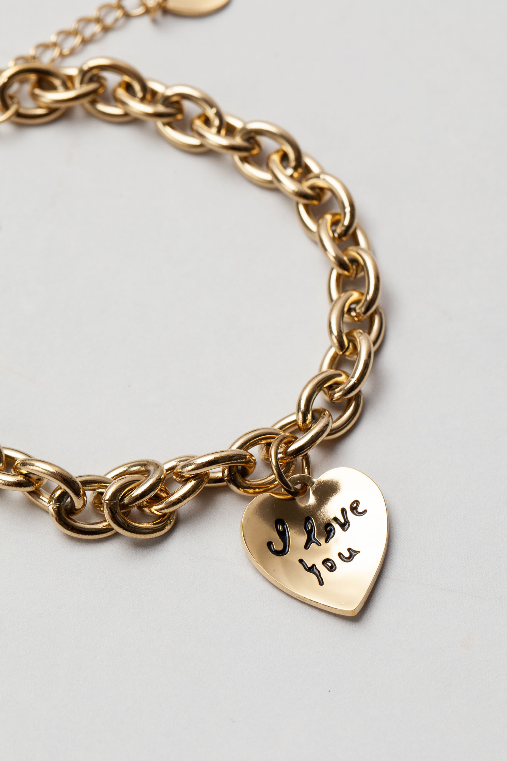 Pulseira Elos Vazados DOURADO