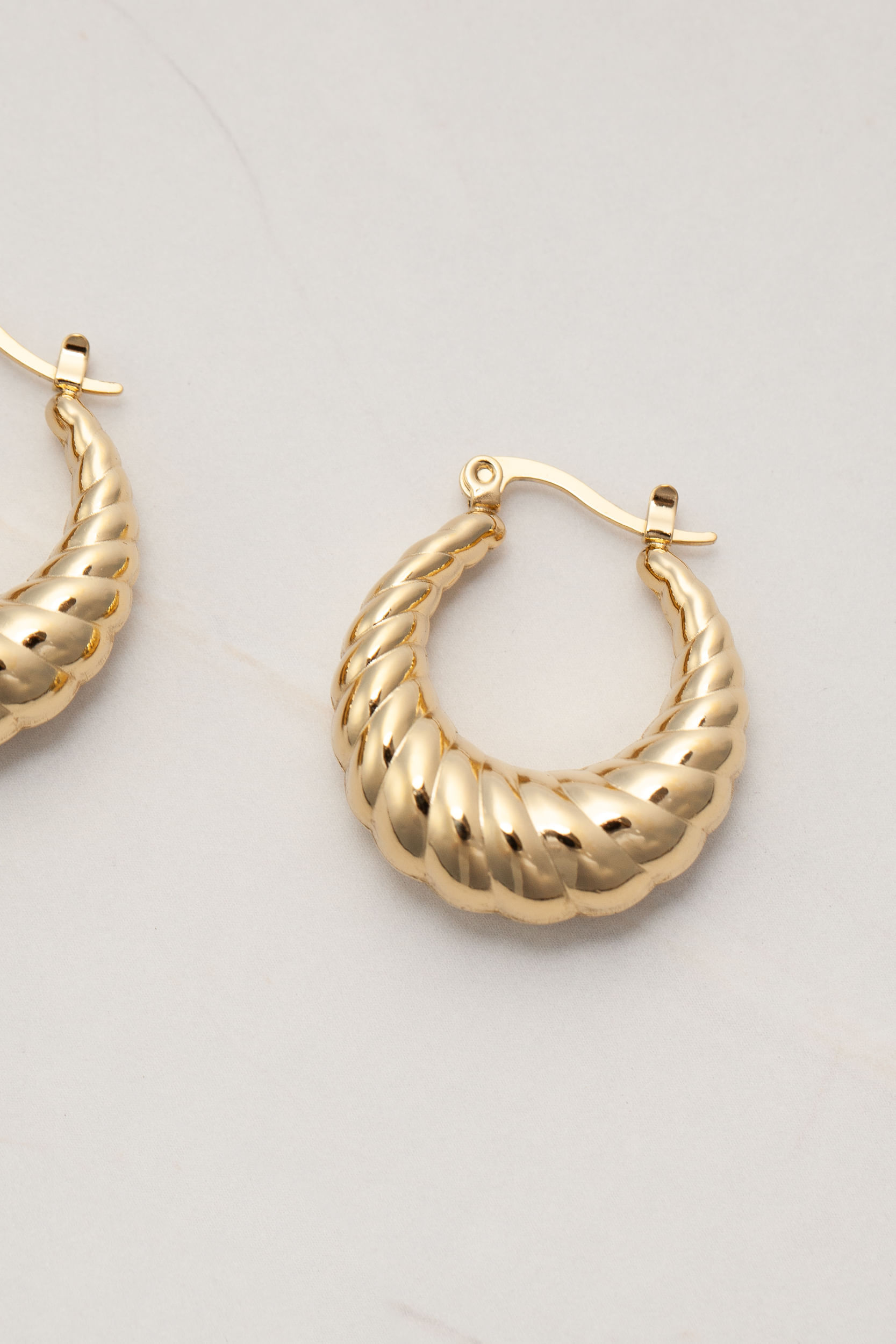 Brinco Argola Caracol  DOURADO