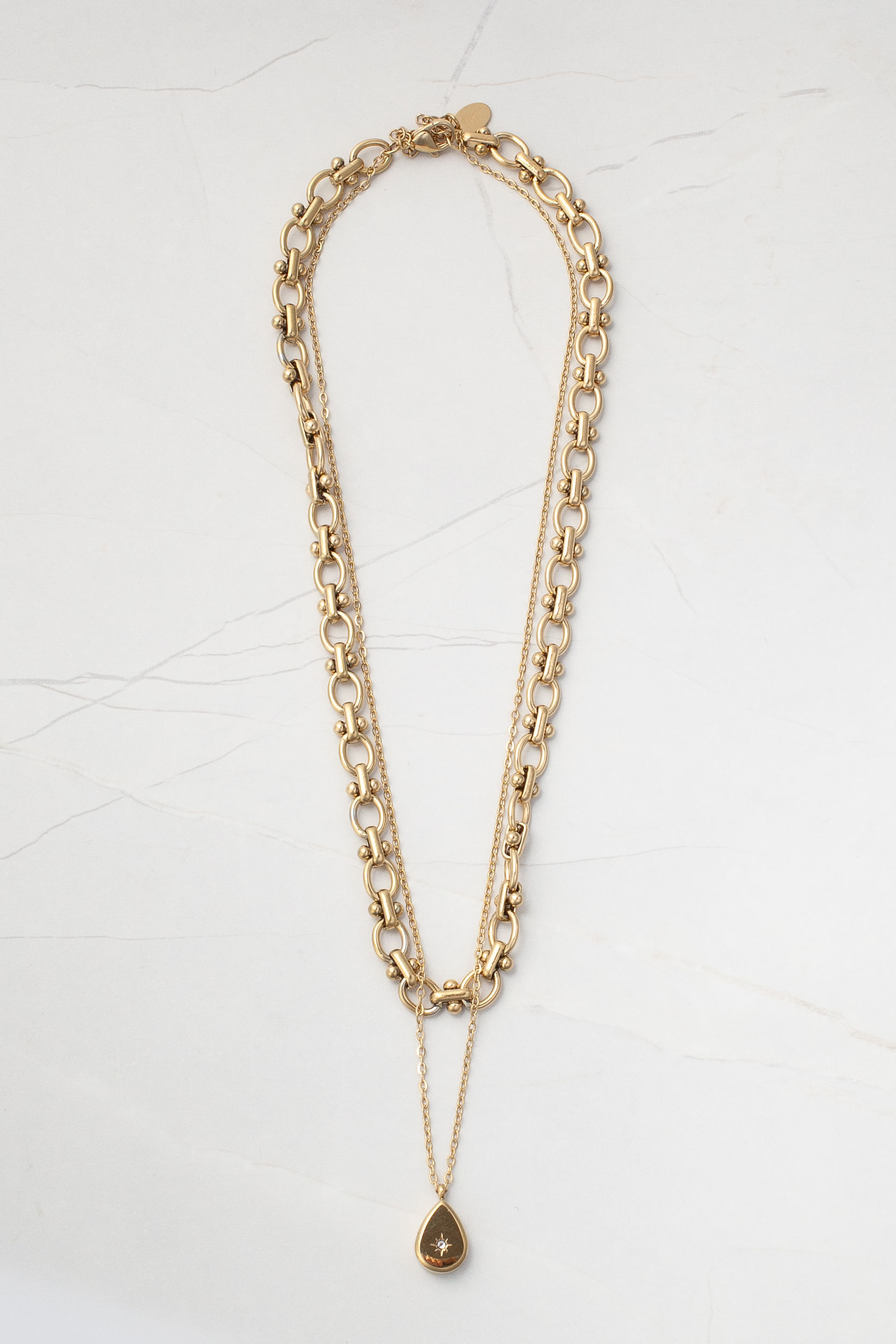 Colar Mix Elos DOURADO