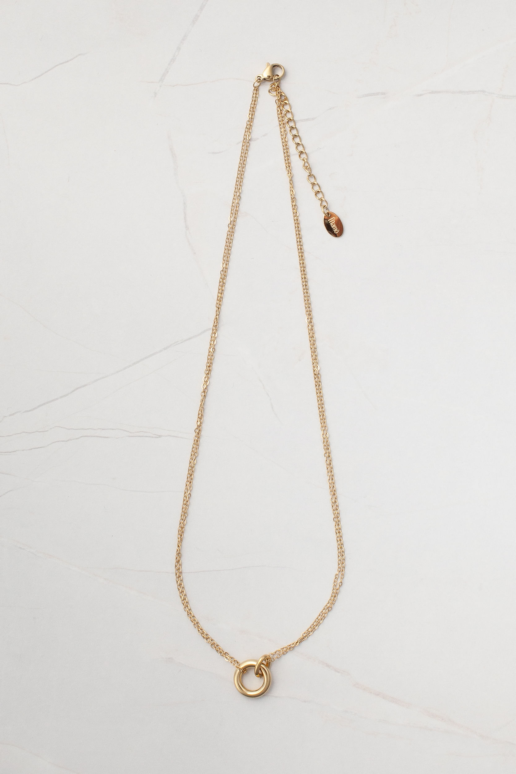 Colar Mix Correntes  DOURADO