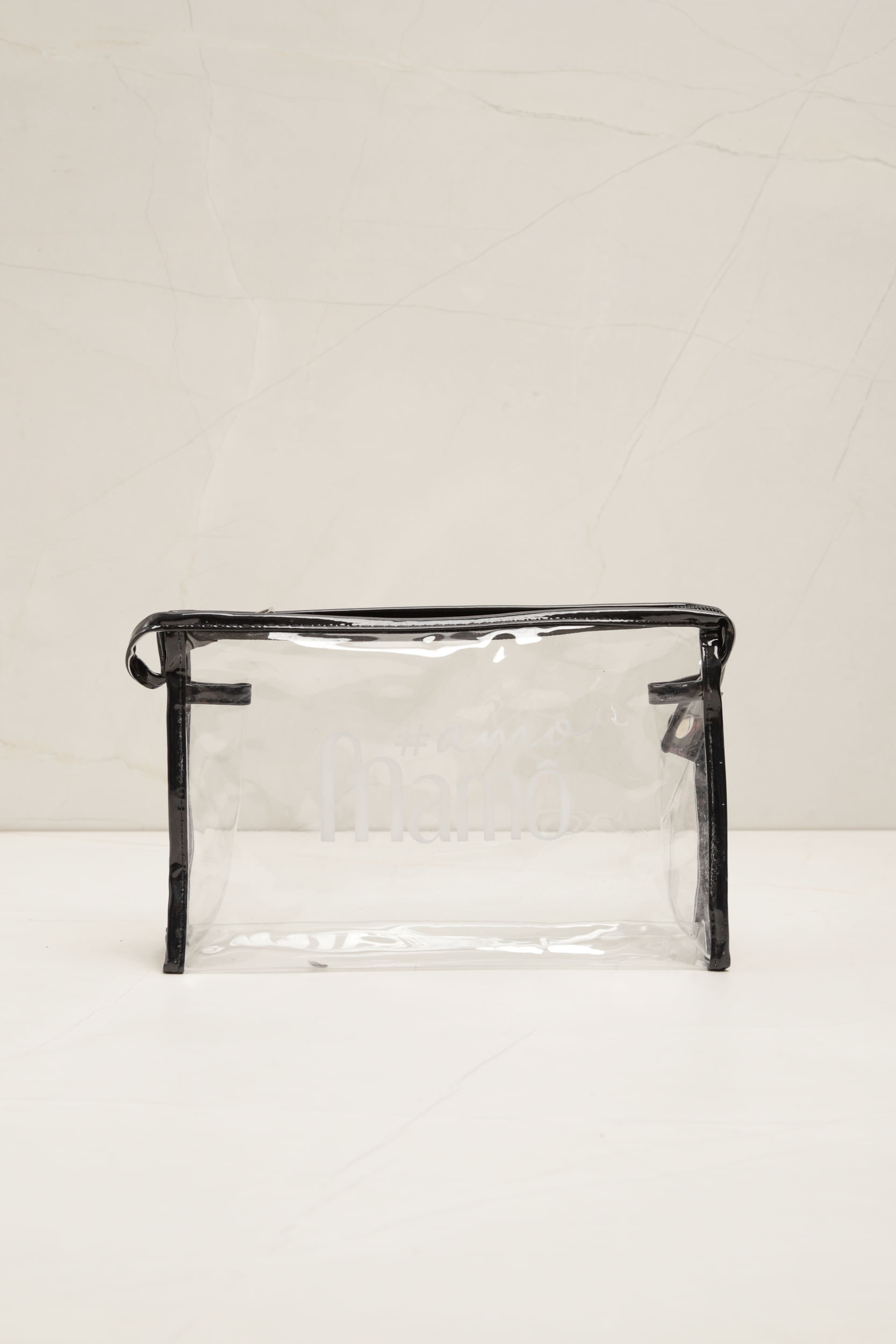 Necessaire Transparente Poá PRETO Necessaire Transparente Poá PRETO