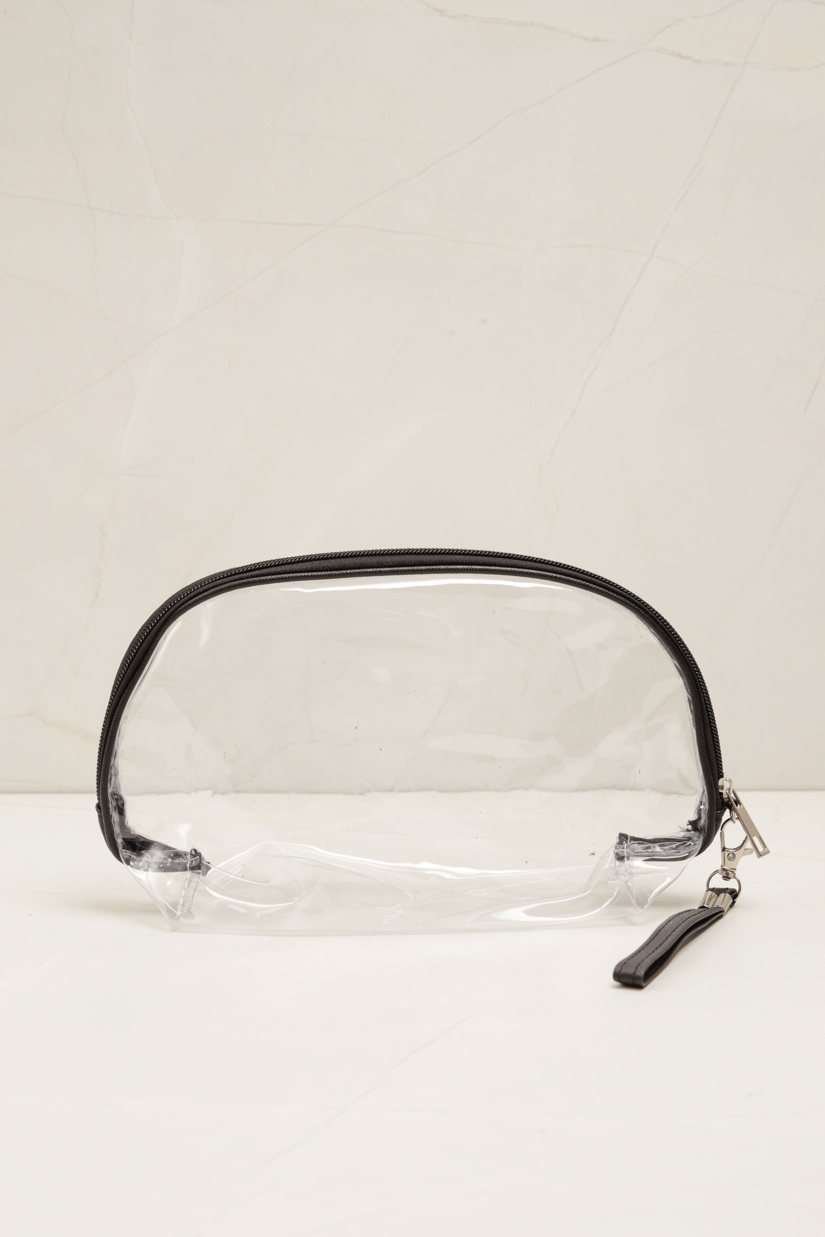 Necessaire Transparente Listras PRETO Necessaire Transparente Listras PRETO