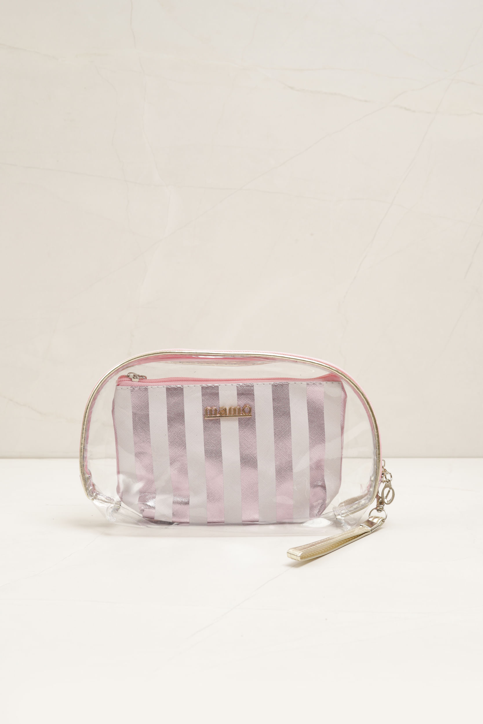 Necessaire Transparente Listrado
ROSÊ Necessaire Transparente Listrado
ROSÊ