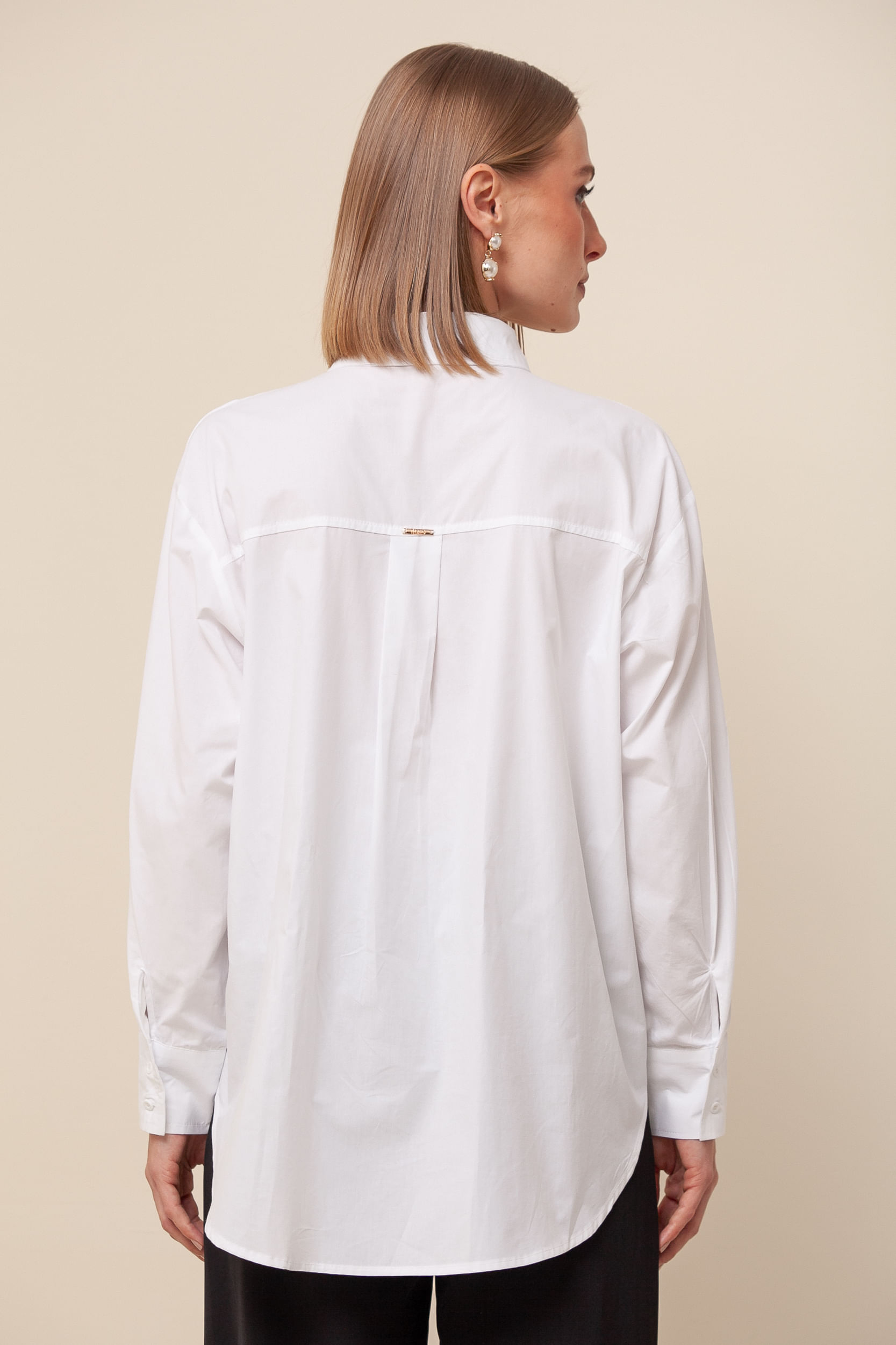 9036082 - Camisa Social Básica manga Longa BRANCO 9036082 - Camisa Social Básica manga Longa BRANCO
