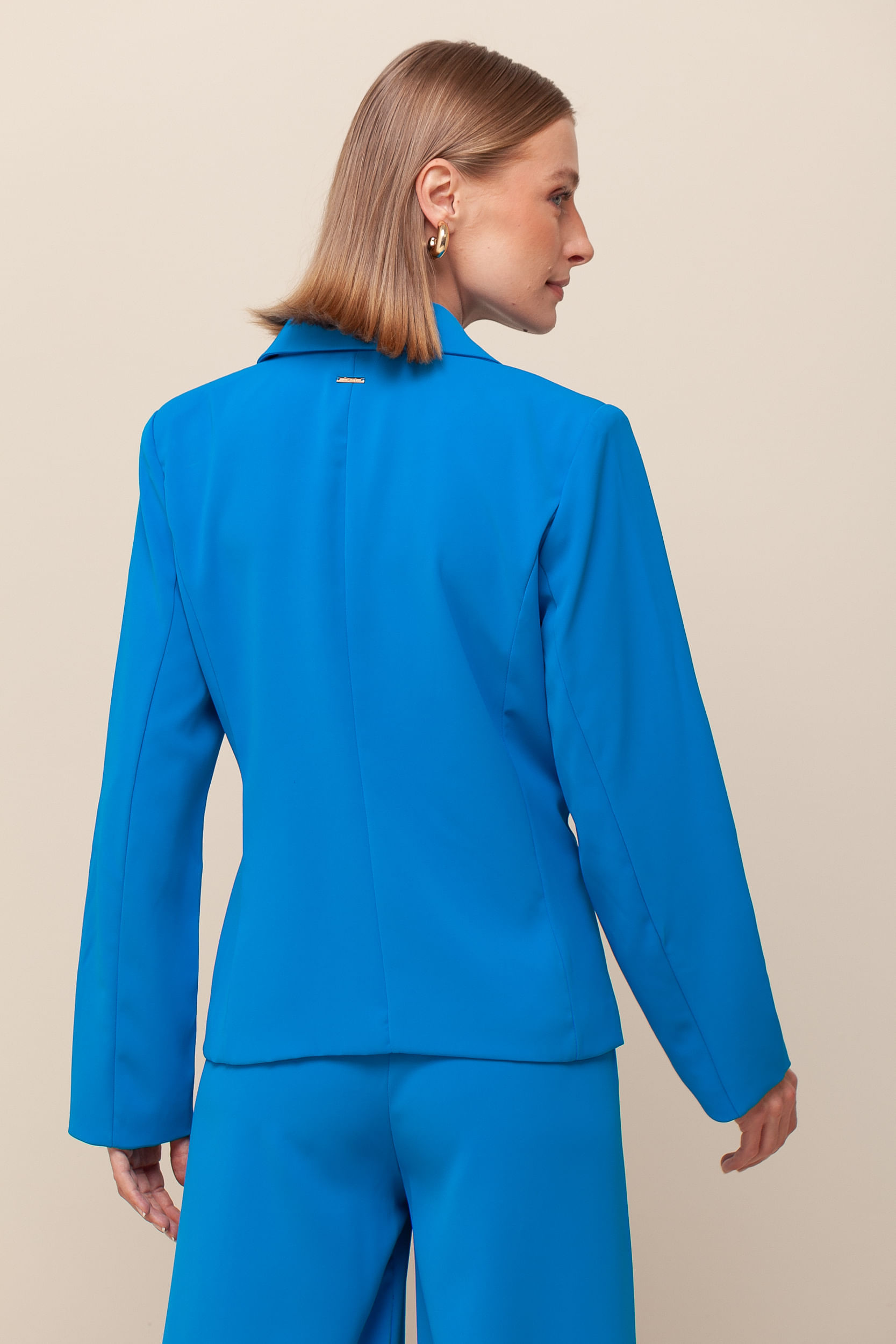 9036344 - Blazer Assimétrico Babados AZUL 9036344 - Blazer Assimétrico Babados AZUL