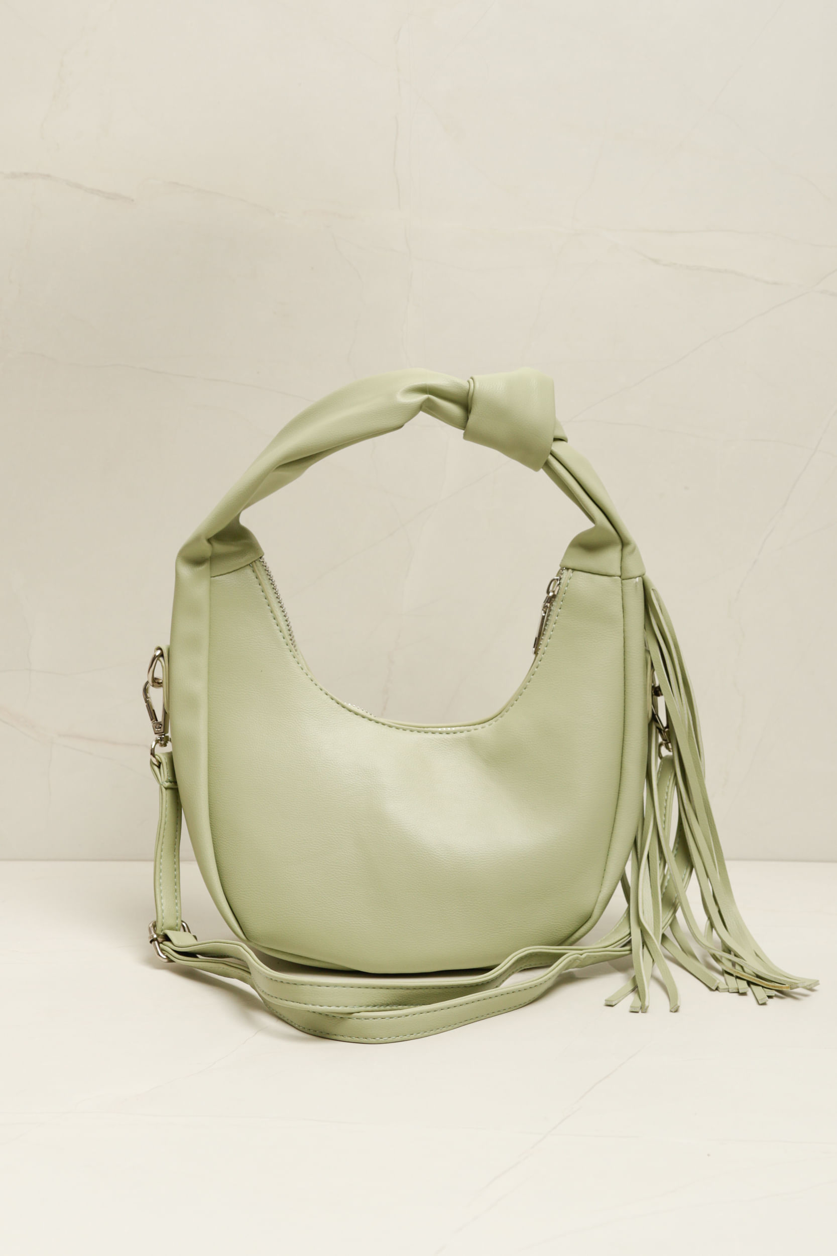 9035885 - Bolsa Meia Lua Alça Nó VERDE 9035885 - Bolsa Meia Lua Alça Nó VERDE