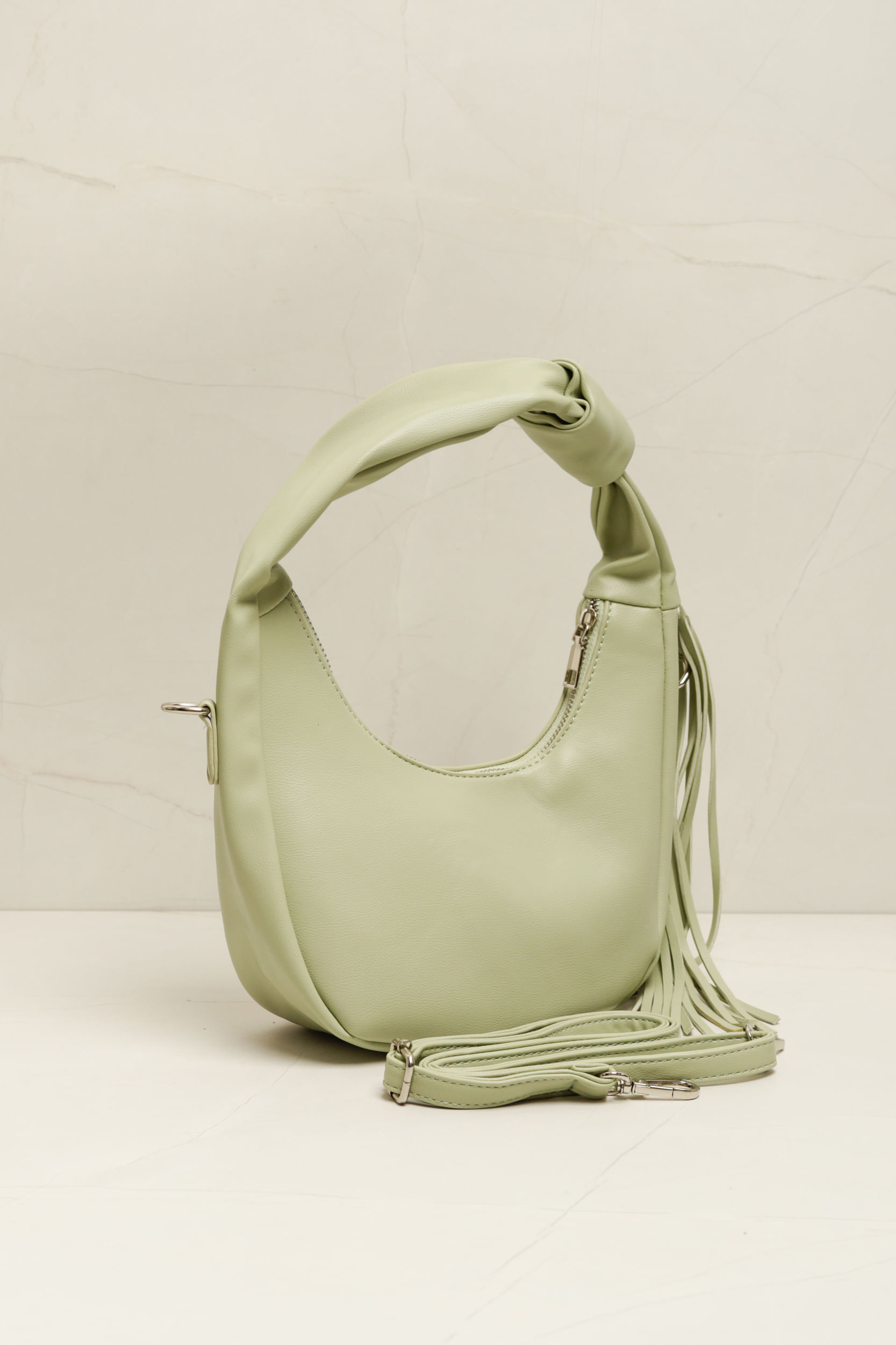 9035885 - Bolsa Meia Lua Alça Nó VERDE 9035885 - Bolsa Meia Lua Alça Nó VERDE