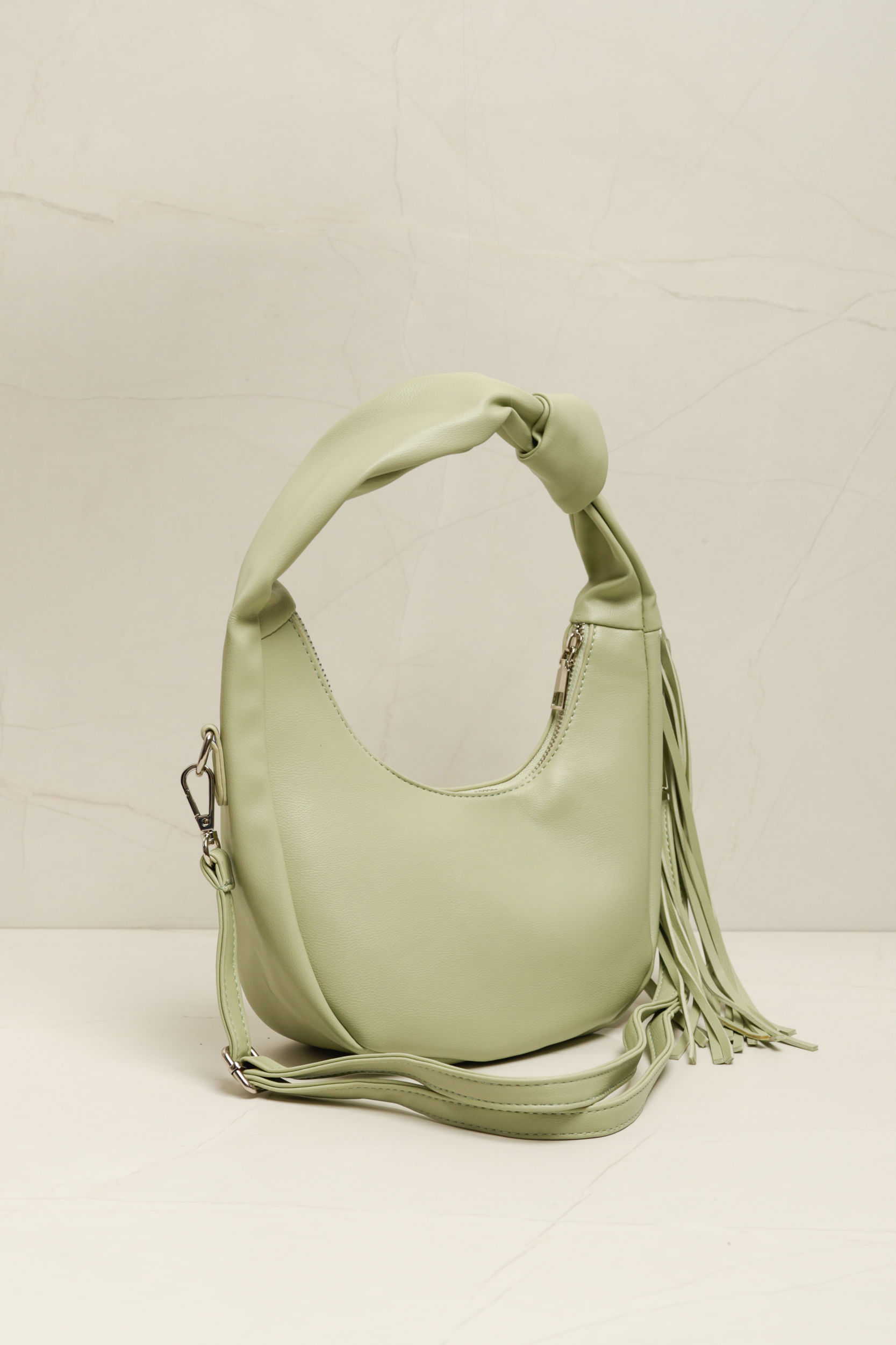 9035885 - Bolsa Meia Lua Alça Nó VERDE 9035885 - Bolsa Meia Lua Alça Nó VERDE